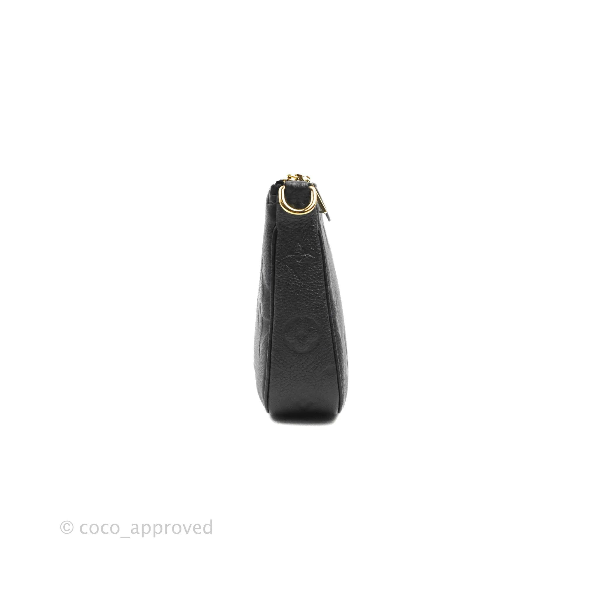 Louis Vuitton Multi Pochette Accessories Monogram Empreinte Black
