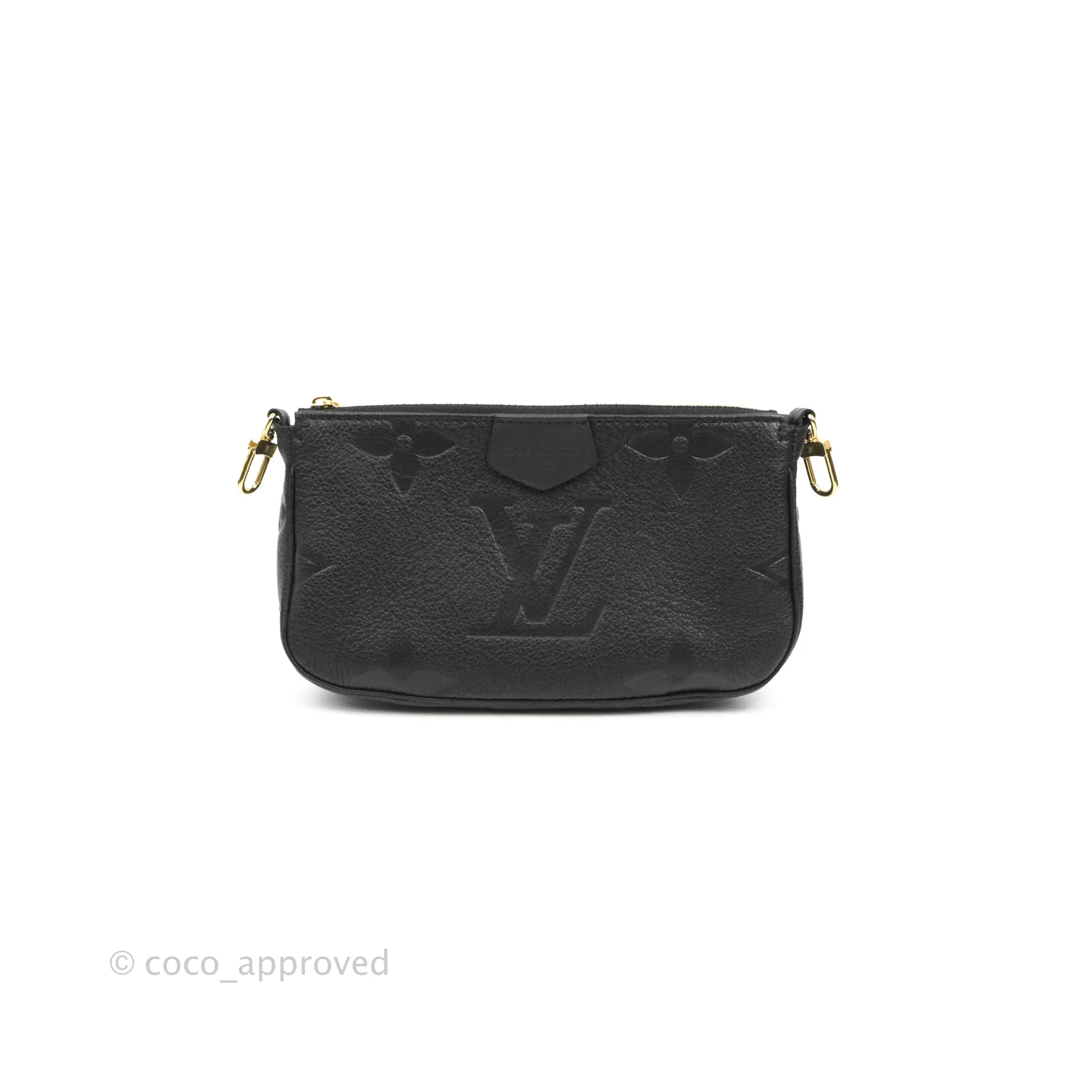 Louis Vuitton Multi Pochette Accessories Monogram Empreinte Black
