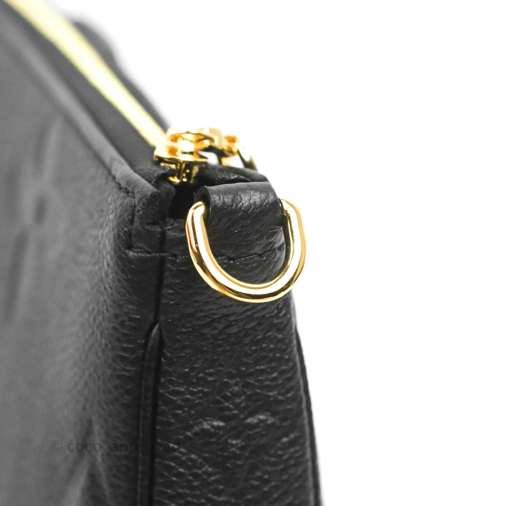 Louis Vuitton Multi Pochette Accessories Monogram Empreinte Black