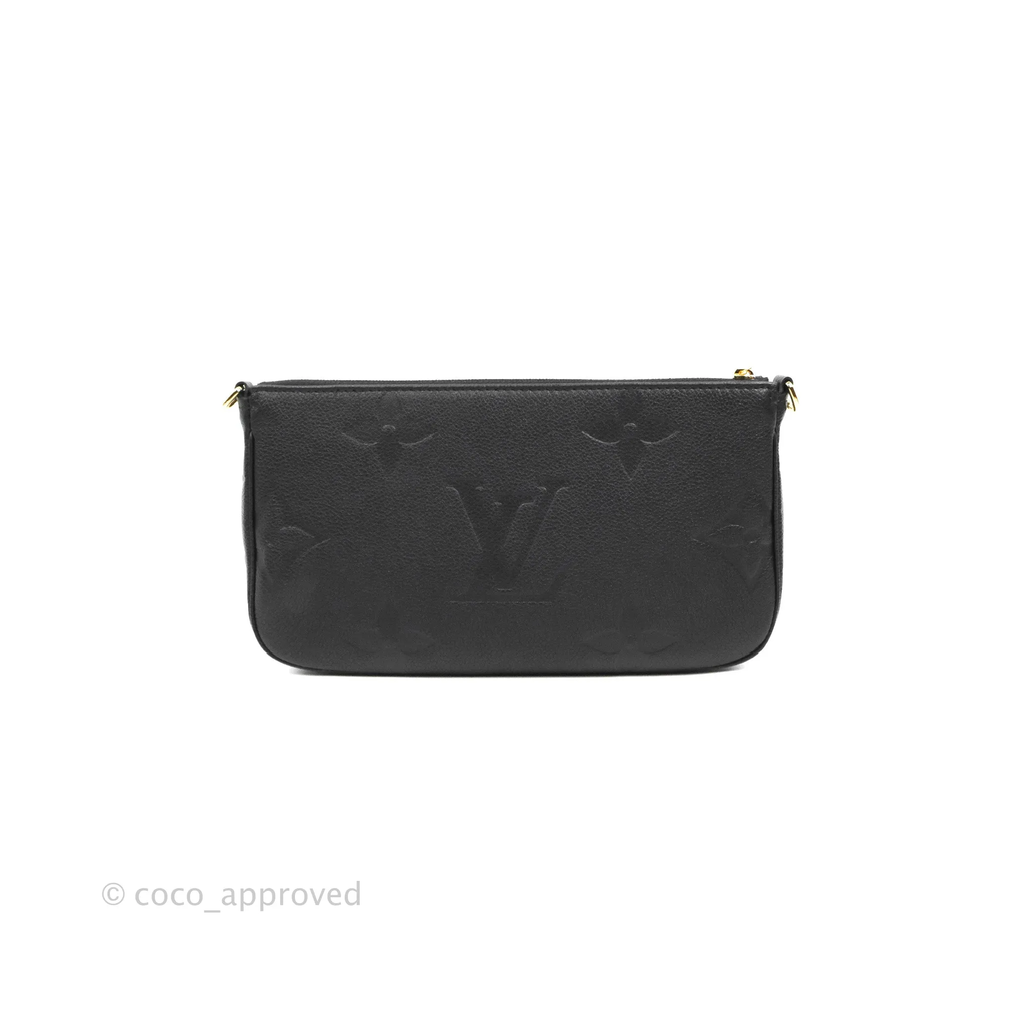 Louis Vuitton Multi Pochette Accessories Monogram Empreinte Black