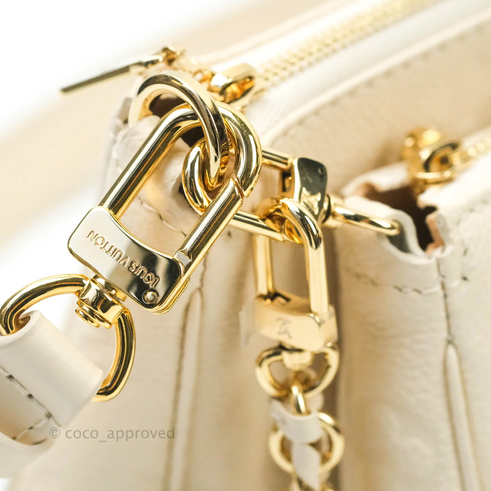 Louis Vuitton Multi Pochette Accessories Monogram Empreinte in Cream