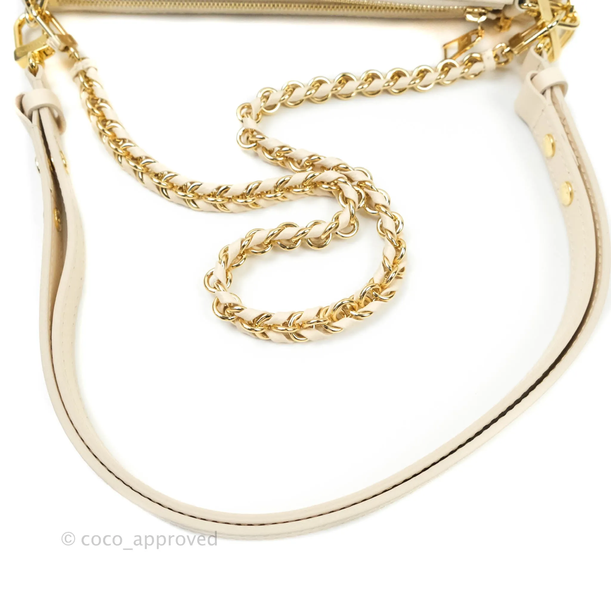 Louis Vuitton Multi Pochette Accessories Monogram Empreinte in Cream