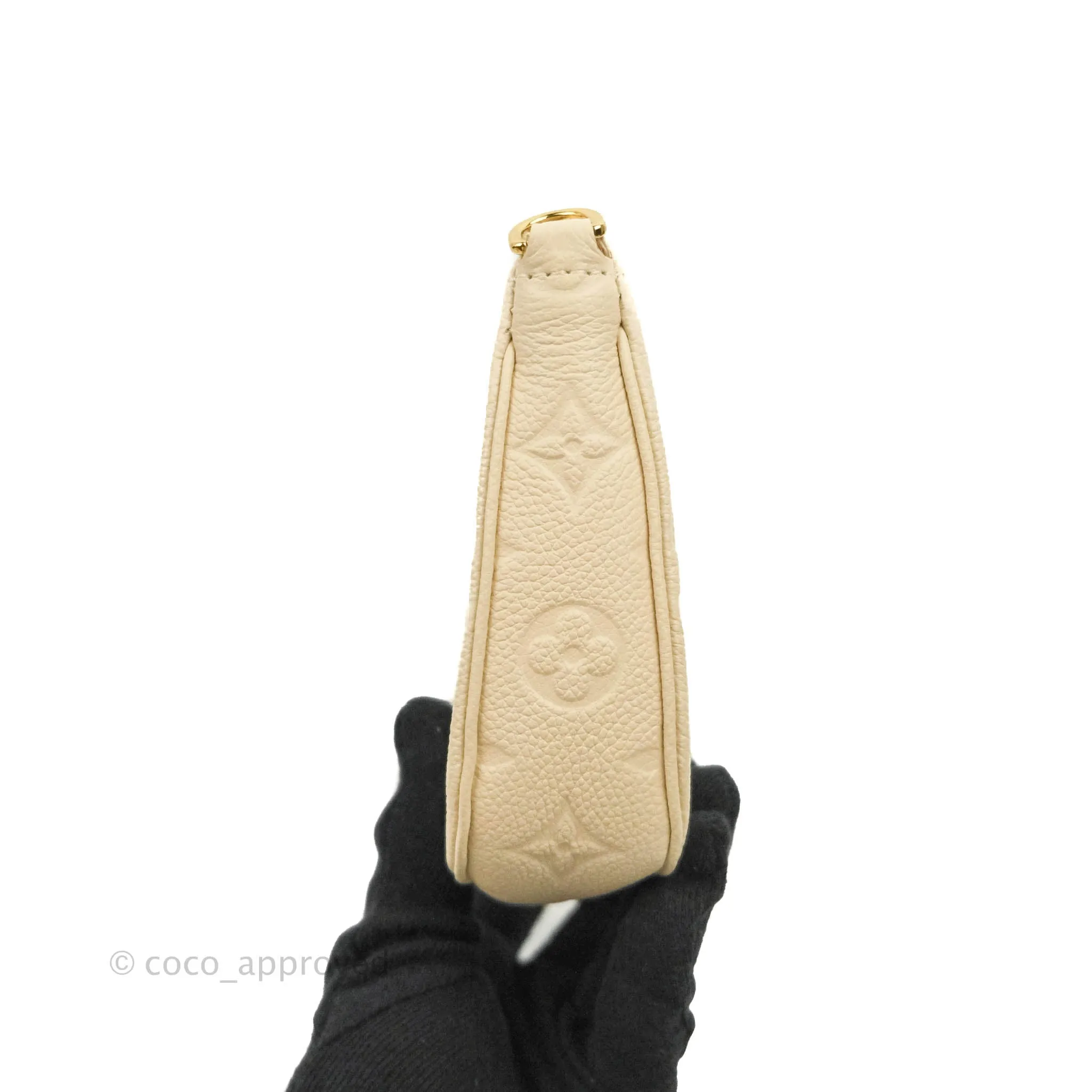 Louis Vuitton Multi Pochette Accessories Monogram Empreinte in Cream