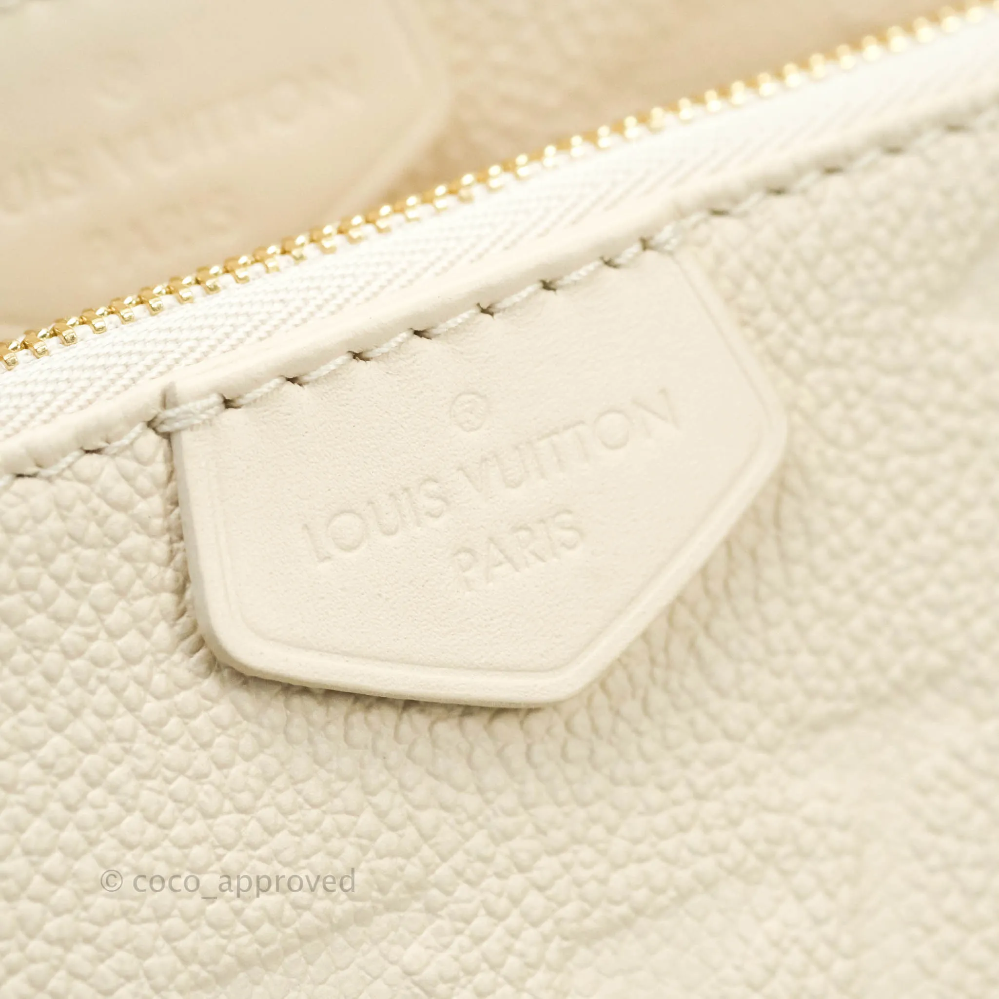 Louis Vuitton Multi Pochette Accessories Monogram Empreinte in Cream