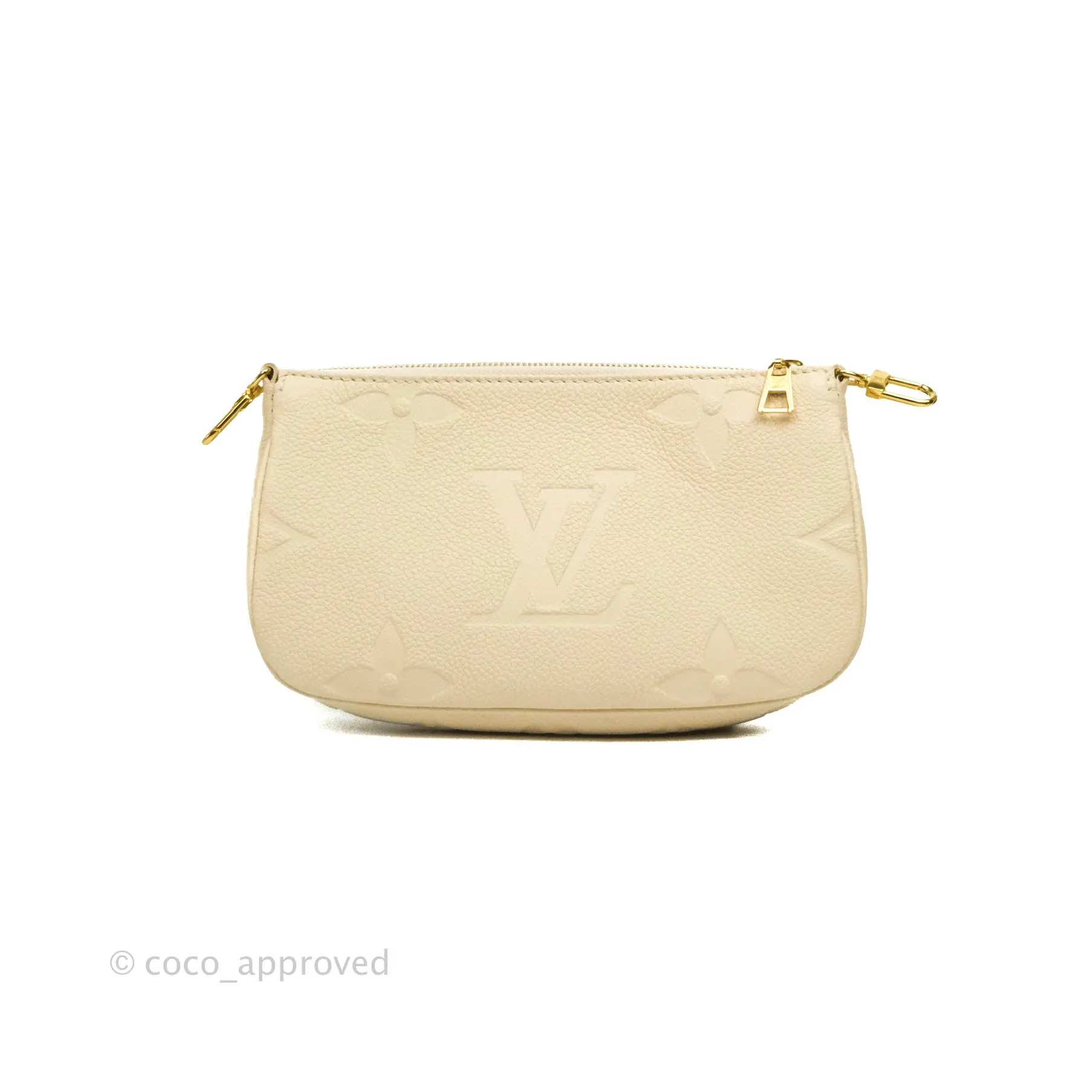 Louis Vuitton Multi Pochette Accessories Monogram Empreinte in Cream