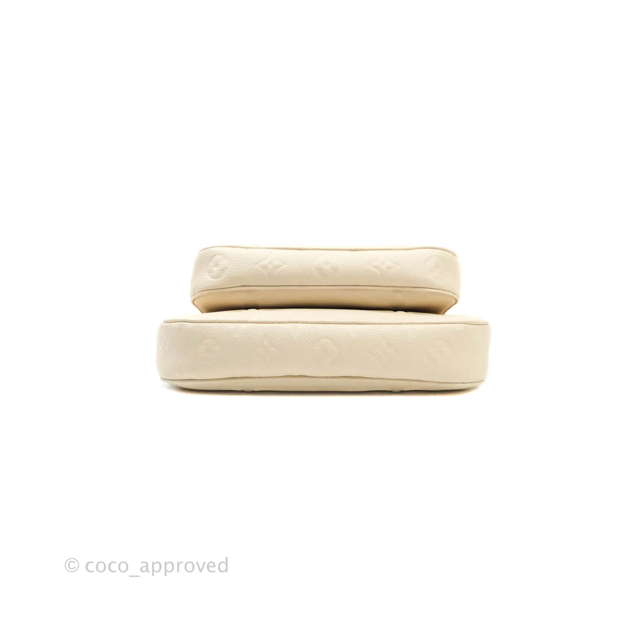 Louis Vuitton Multi Pochette Accessories Monogram Empreinte in Cream