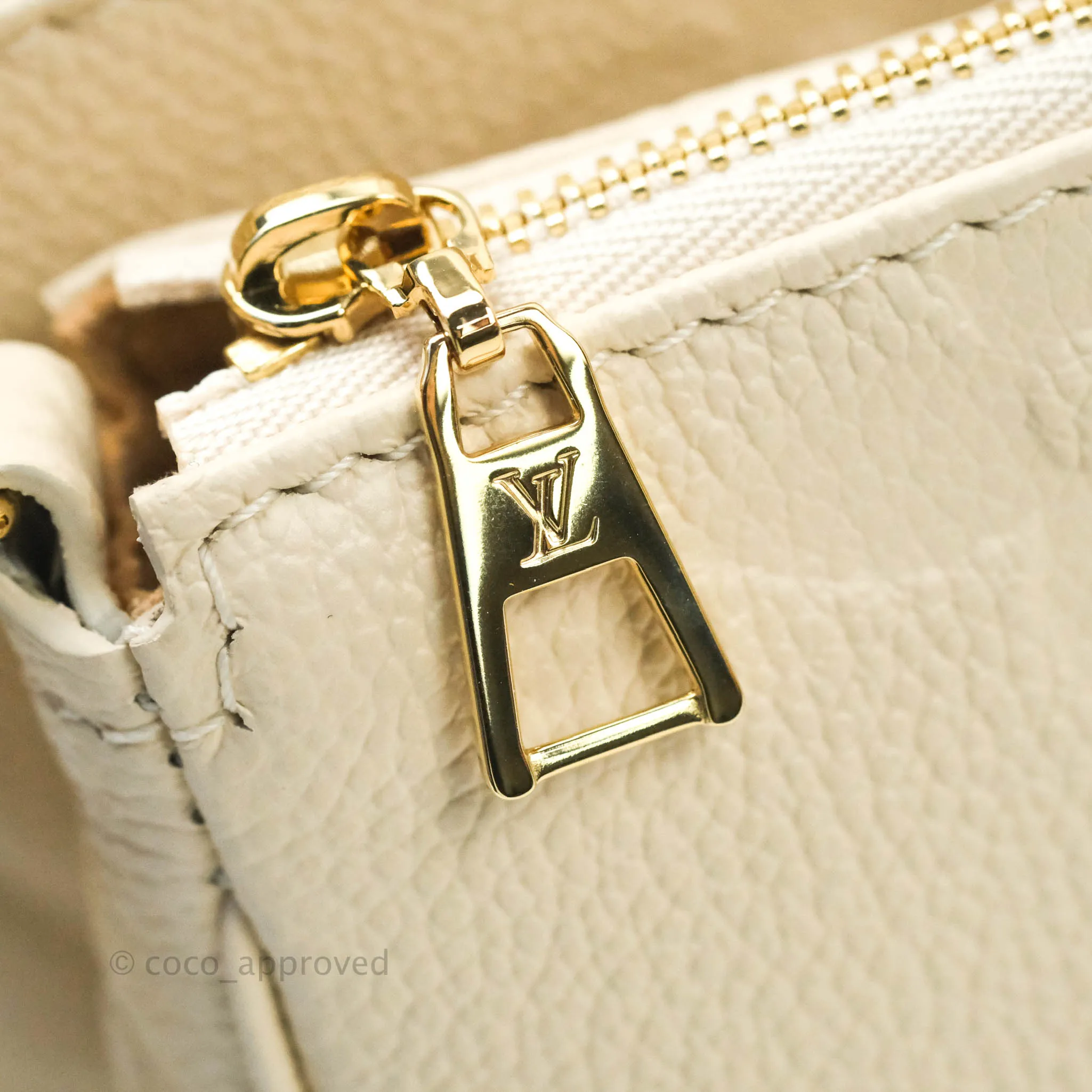 Louis Vuitton Multi Pochette Accessories Monogram Empreinte in Cream