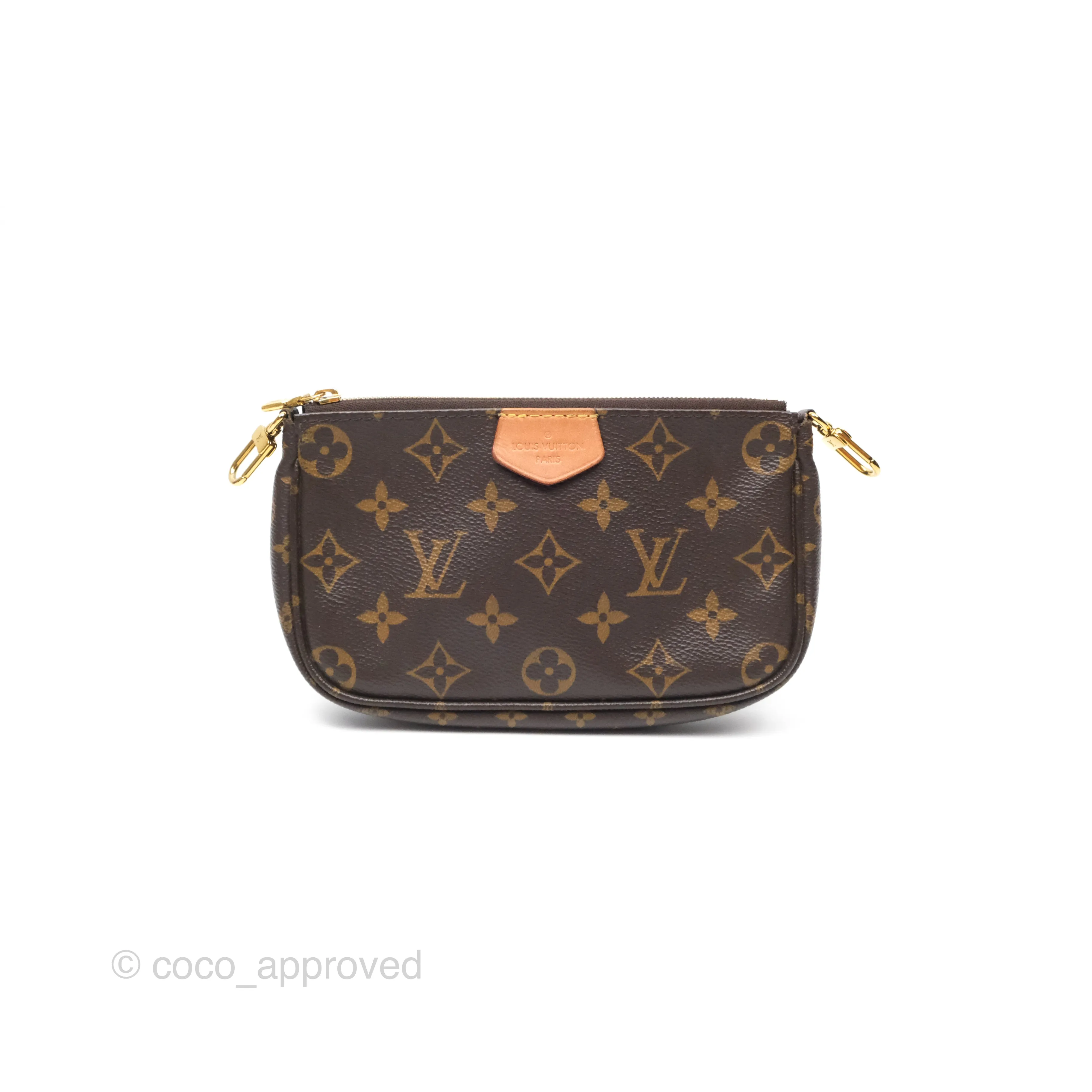 Louis Vuitton Multi Pochette Accessories Pink Monogram Canvas