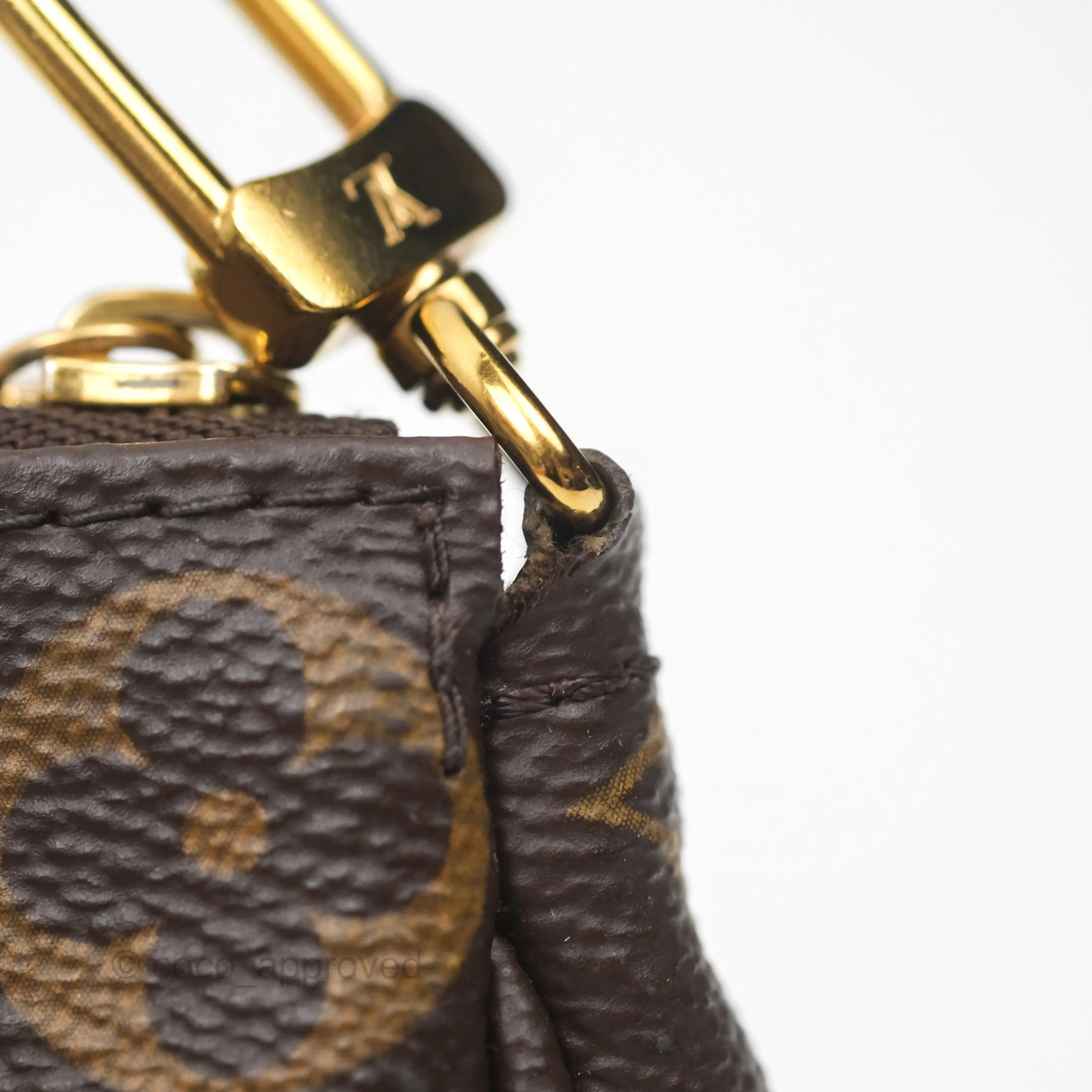 Louis Vuitton Multi Pochette Accessories Pink Monogram Canvas