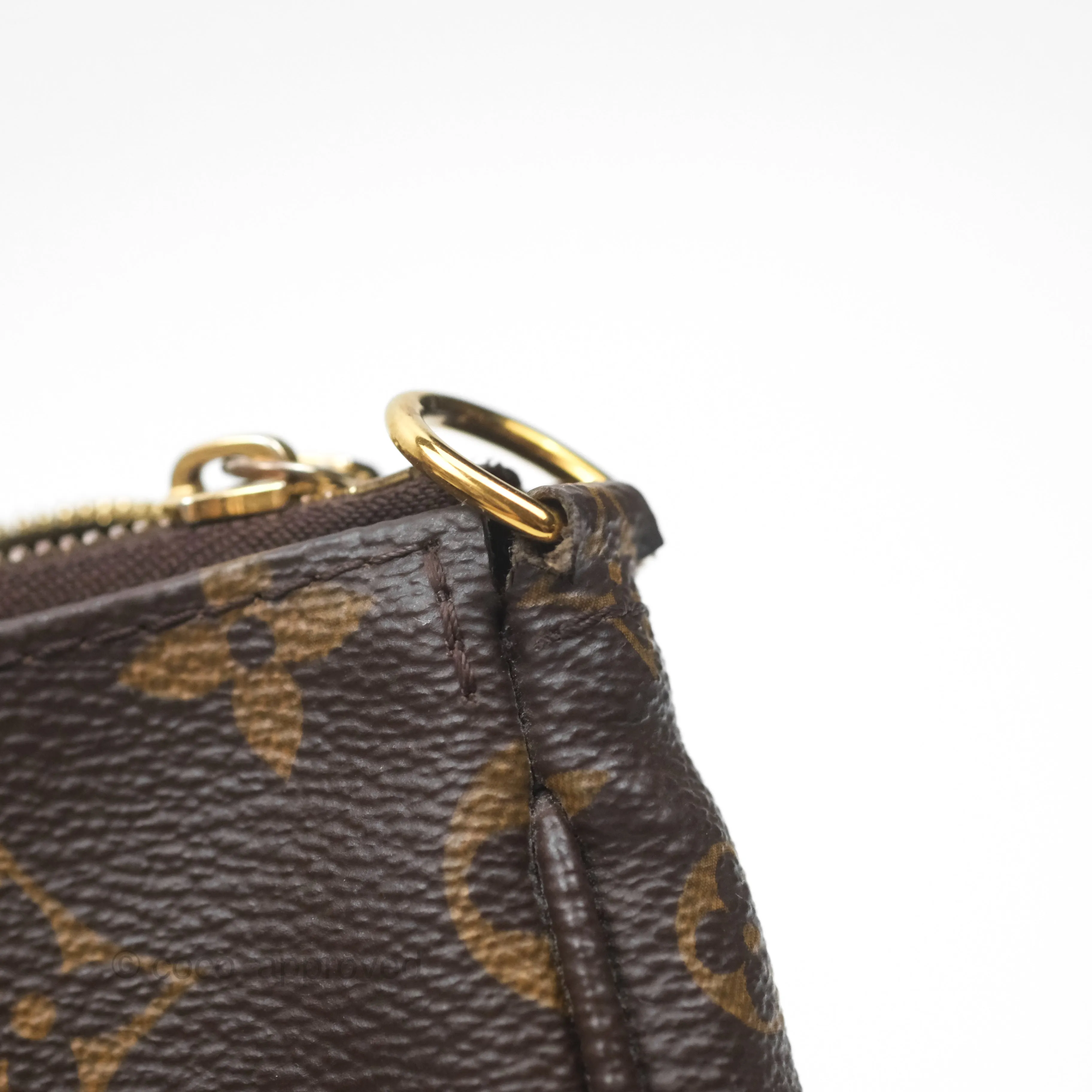 Louis Vuitton Multi Pochette Accessories Pink Monogram Canvas