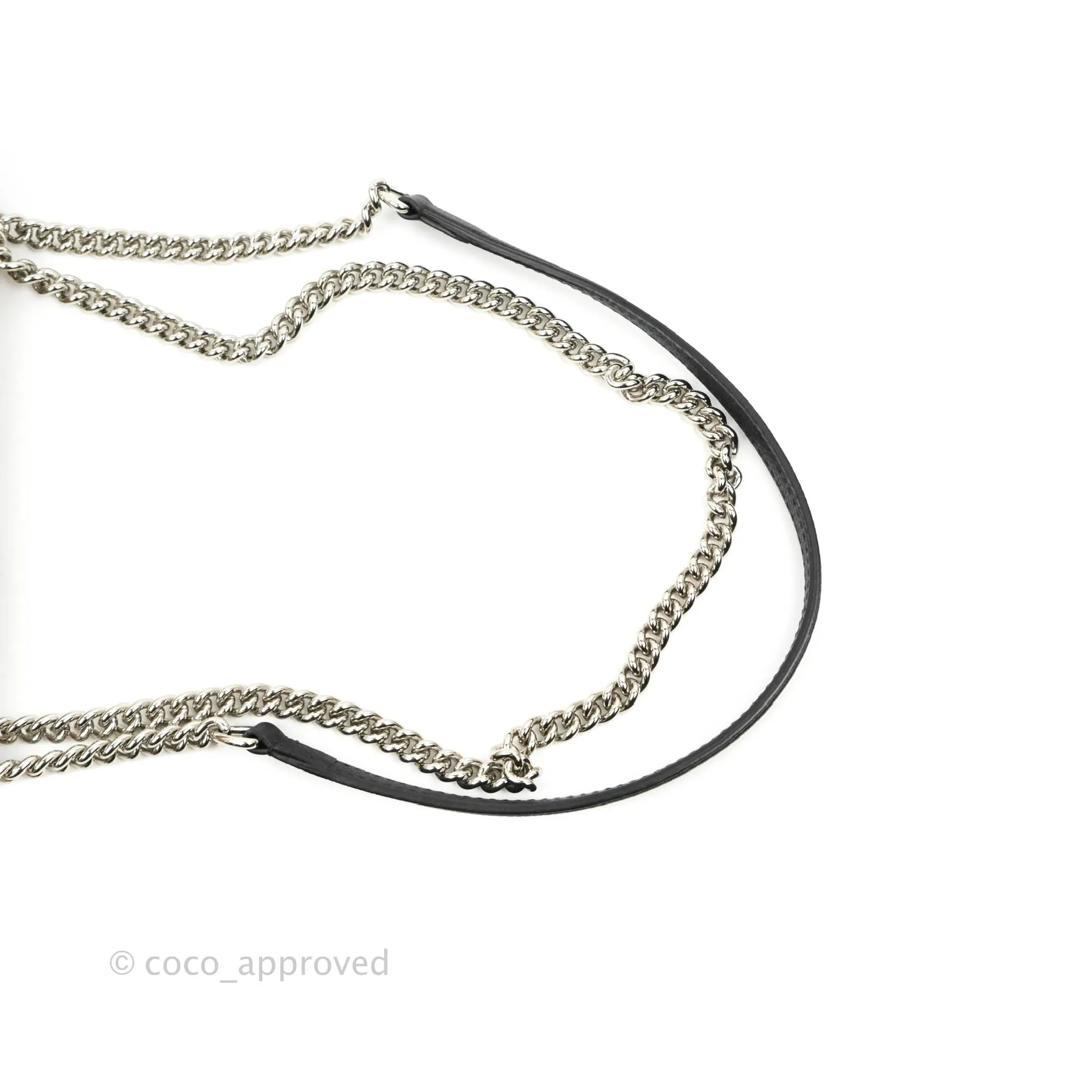 Louis Vuitton  My Lockme Chain Bag BB Black Brown Python Calfskin