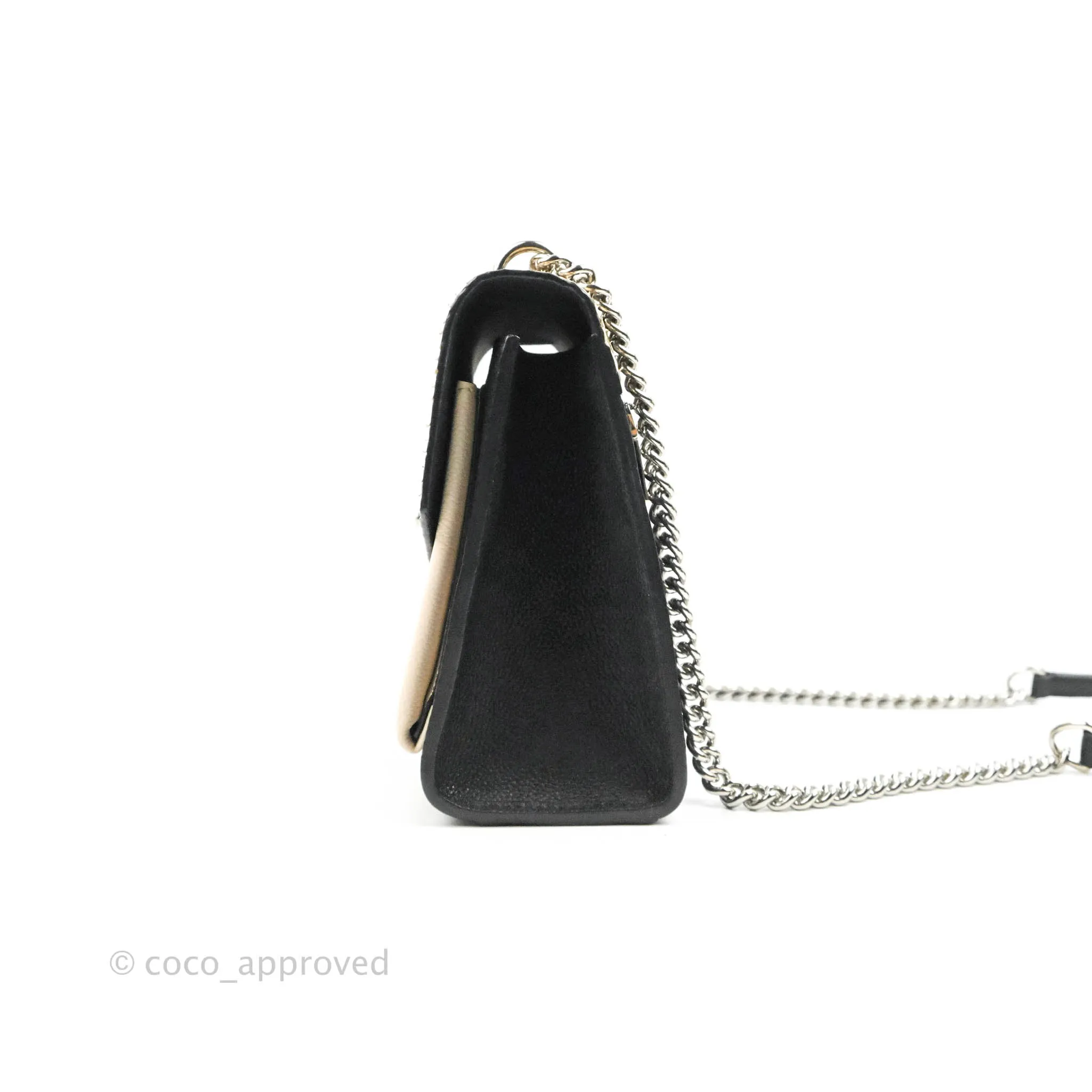 Louis Vuitton  My Lockme Chain Bag BB Black Brown Python Calfskin