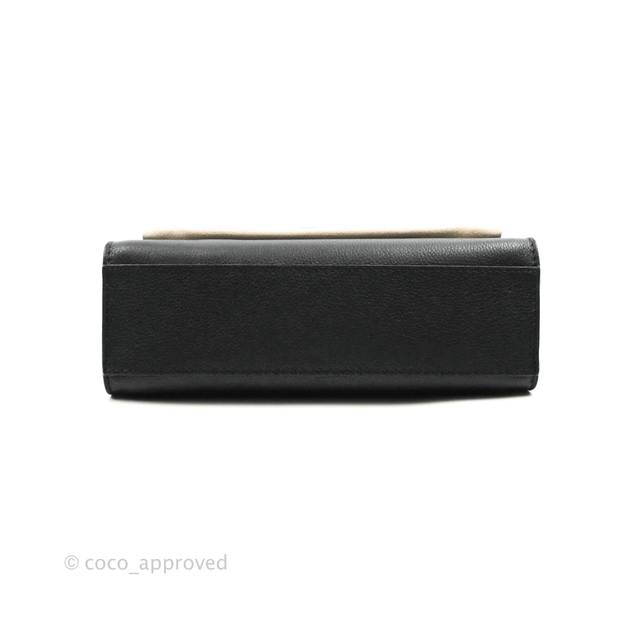 Louis Vuitton  My Lockme Chain Bag BB Black Brown Python Calfskin