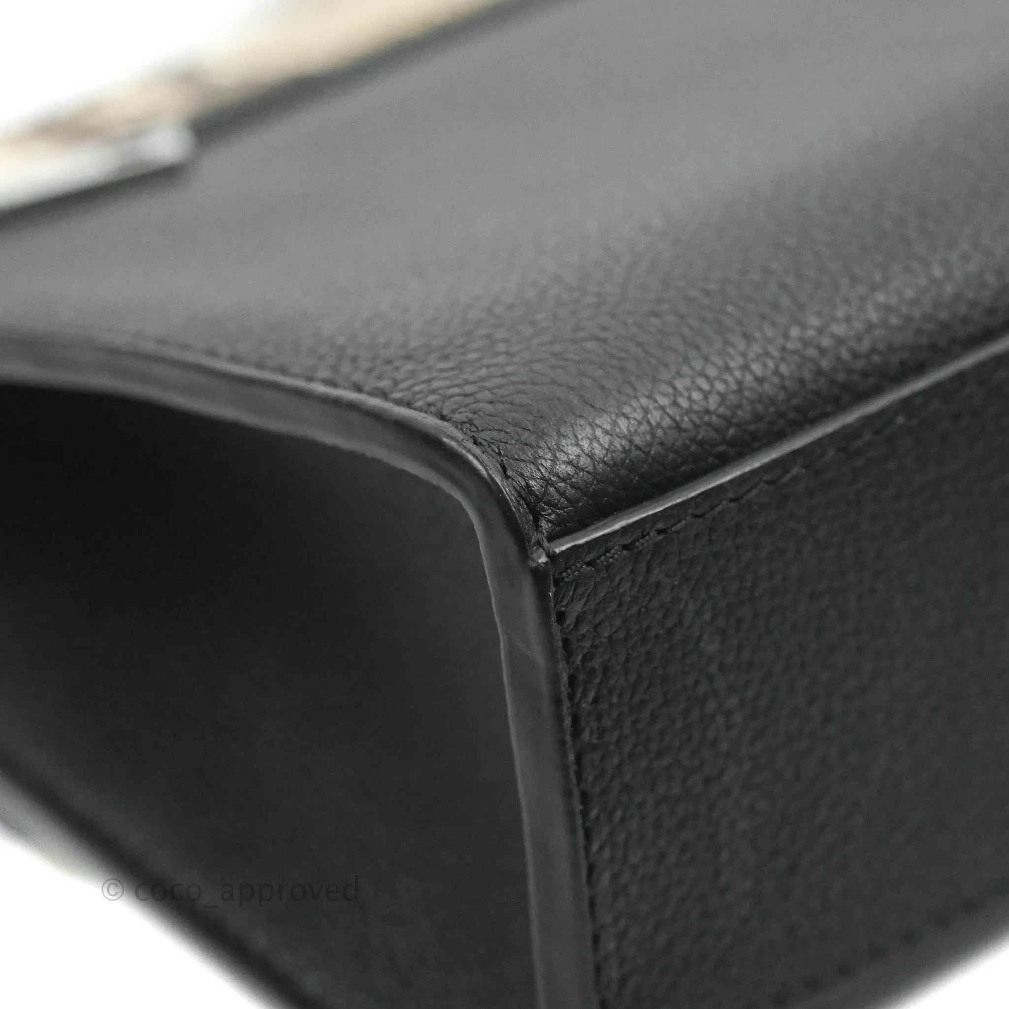 Louis Vuitton  My Lockme Chain Bag BB Black Brown Python Calfskin