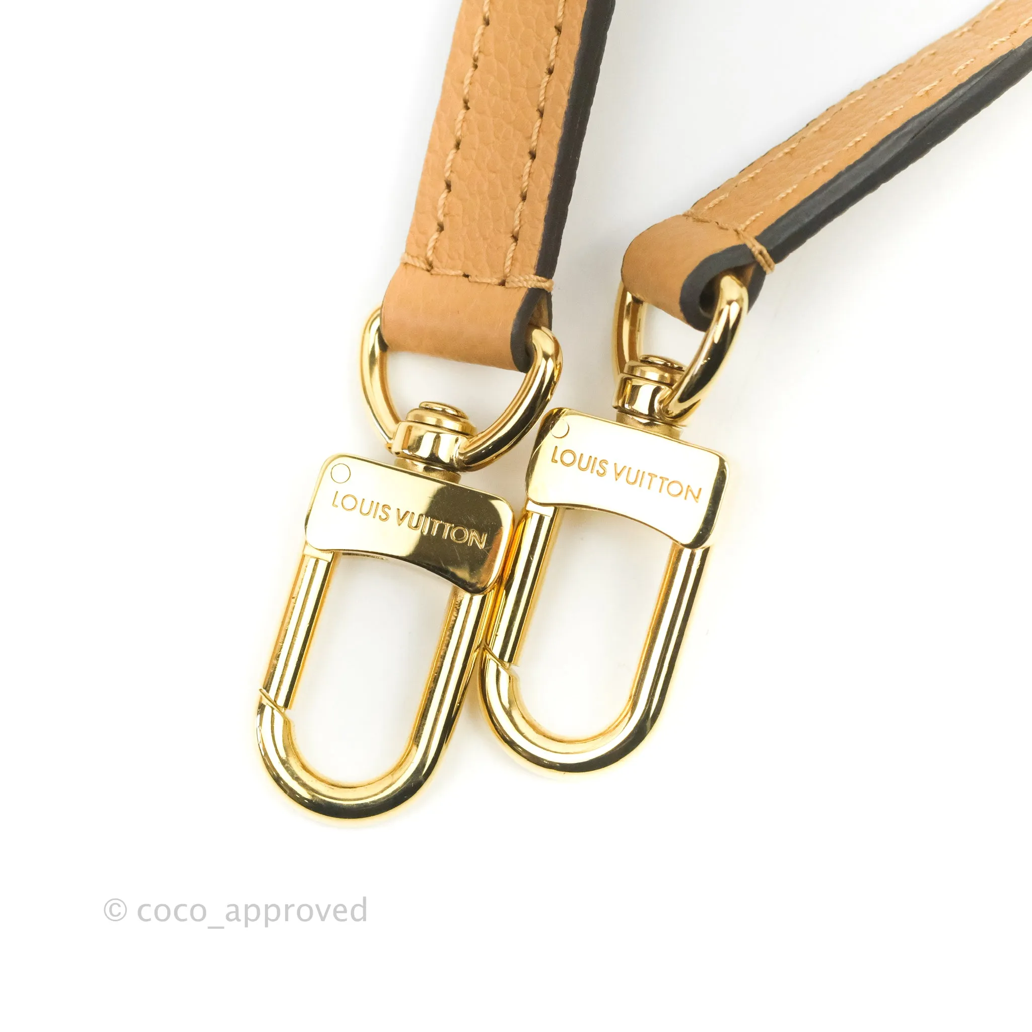 Louis Vuitton Nano Speedy Monogram Canvas Arizona Beige Gold Hardware
