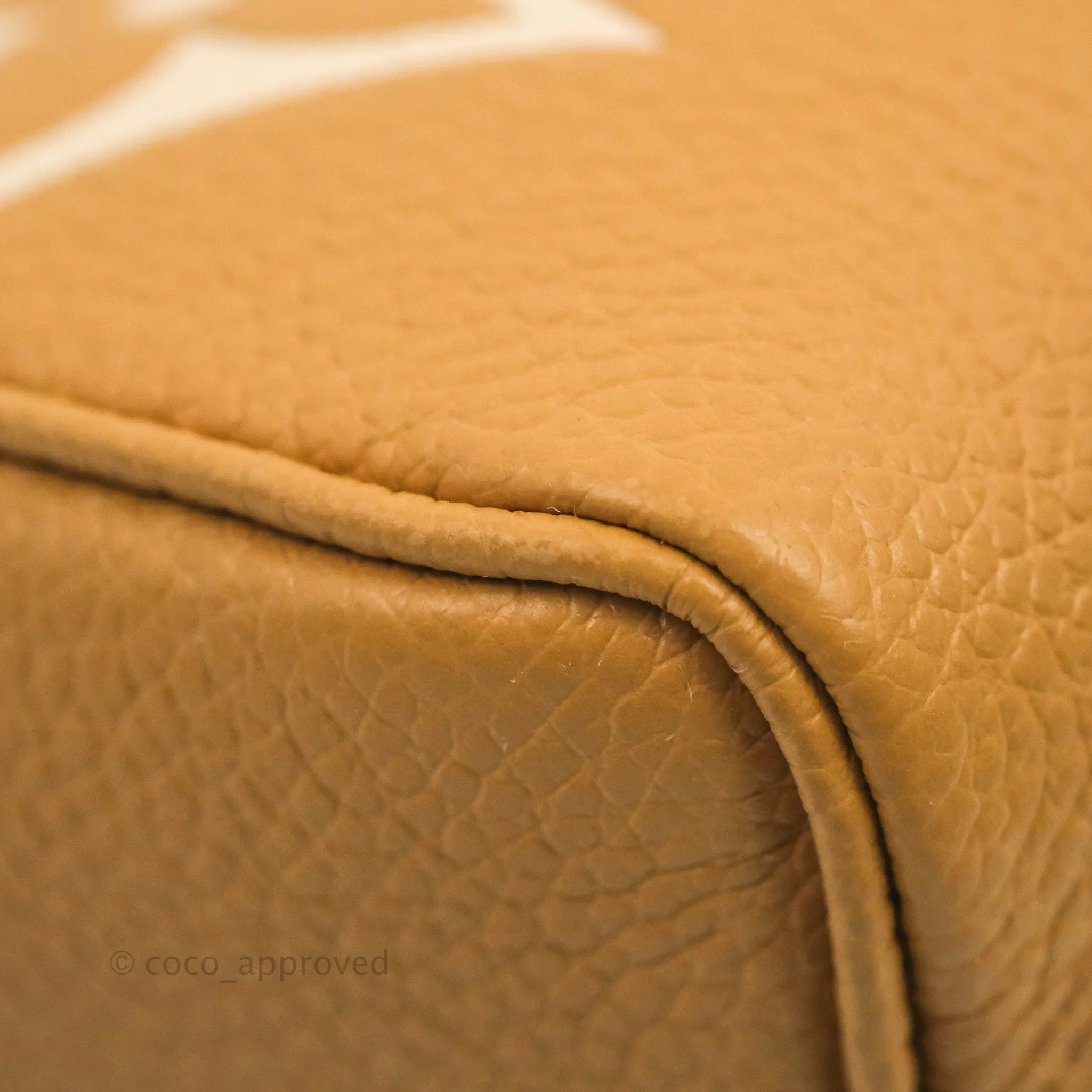 Louis Vuitton Nano Speedy Monogram Canvas Arizona Beige Gold Hardware