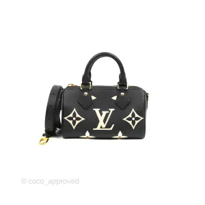 Louis Vuitton Nano Speedy Monogram Empreinte Black