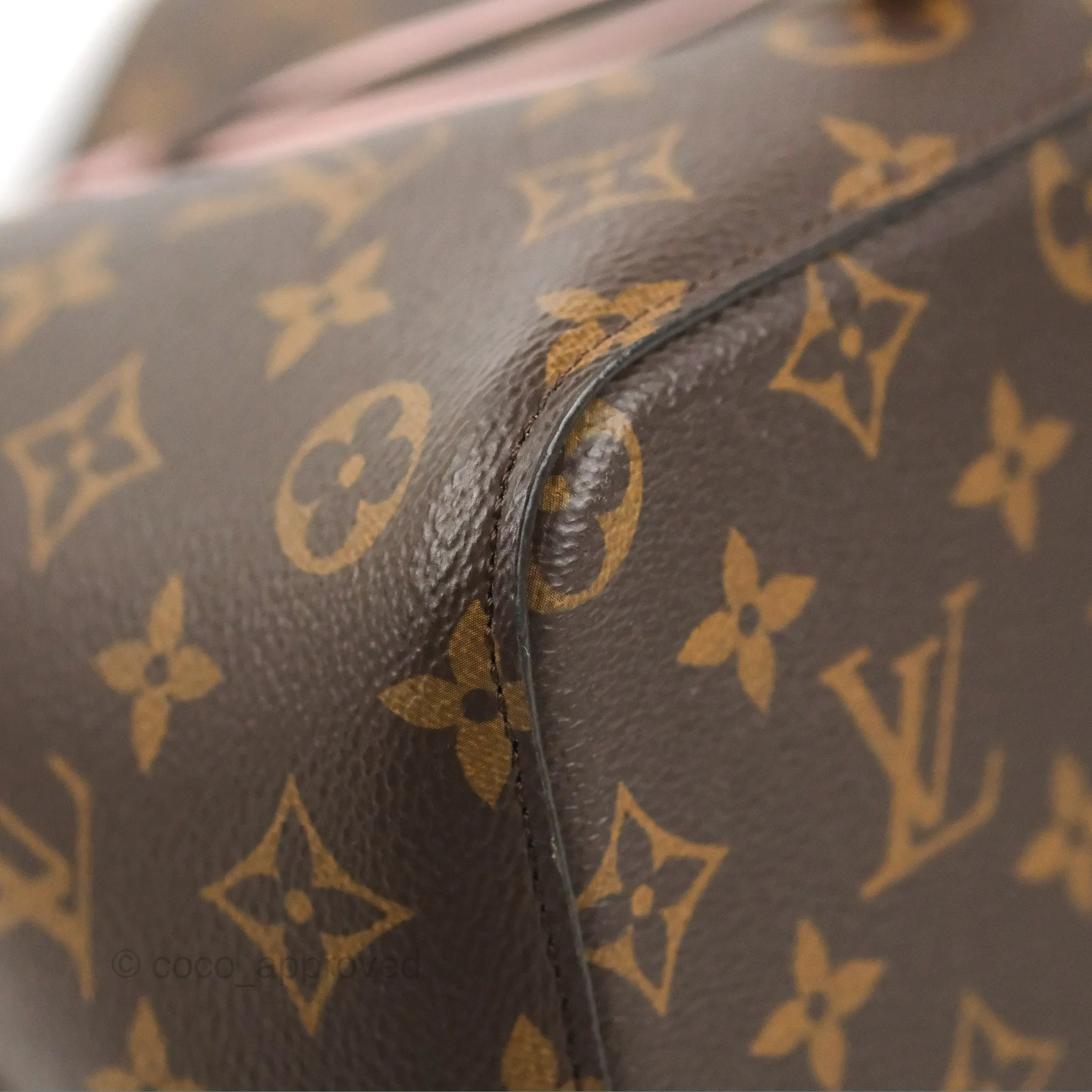 Louis Vuitton Neonoe Bucket Bag MM Monogram Canvas Rose Poudre