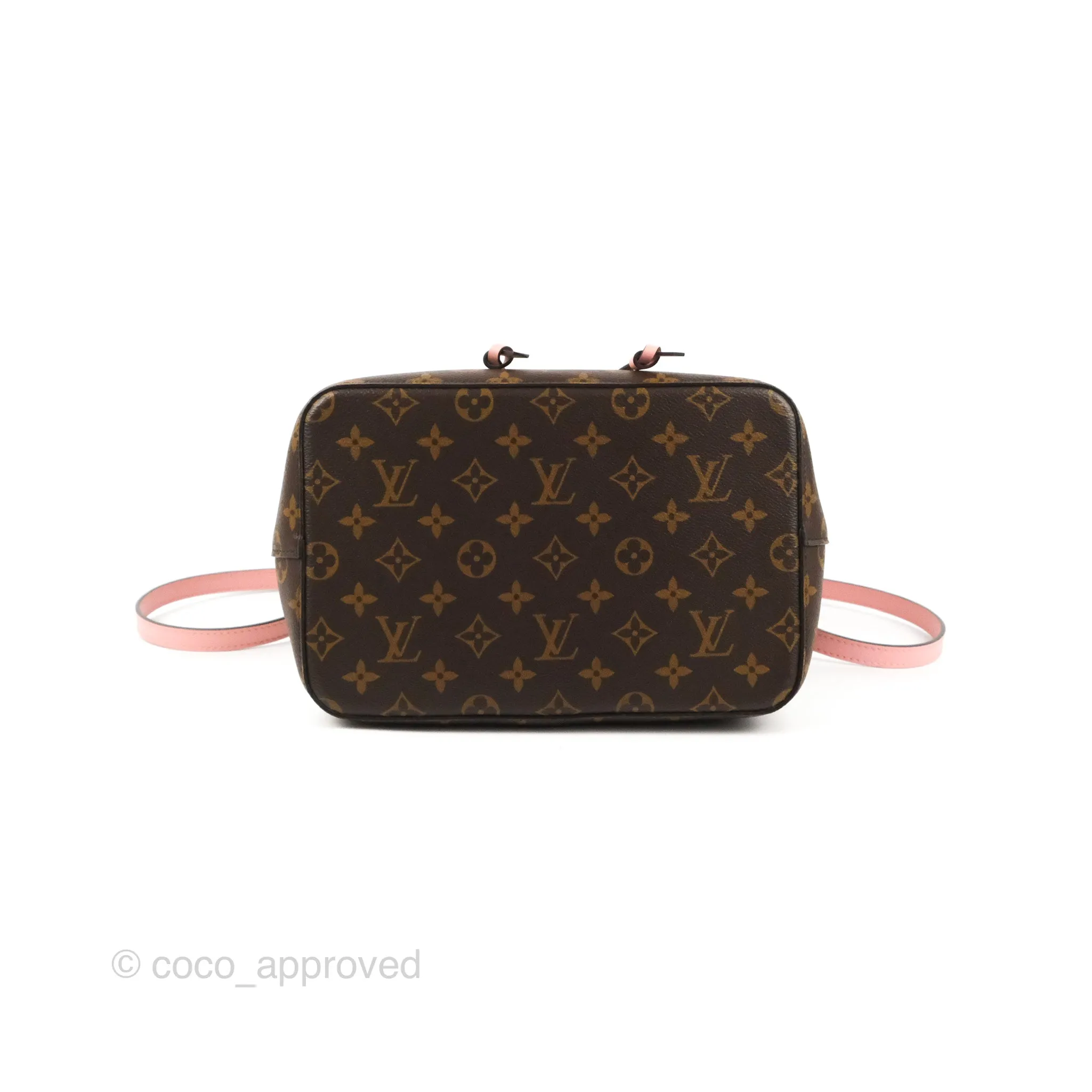 Louis Vuitton Neonoe Bucket Bag MM Monogram Canvas Rose Poudre
