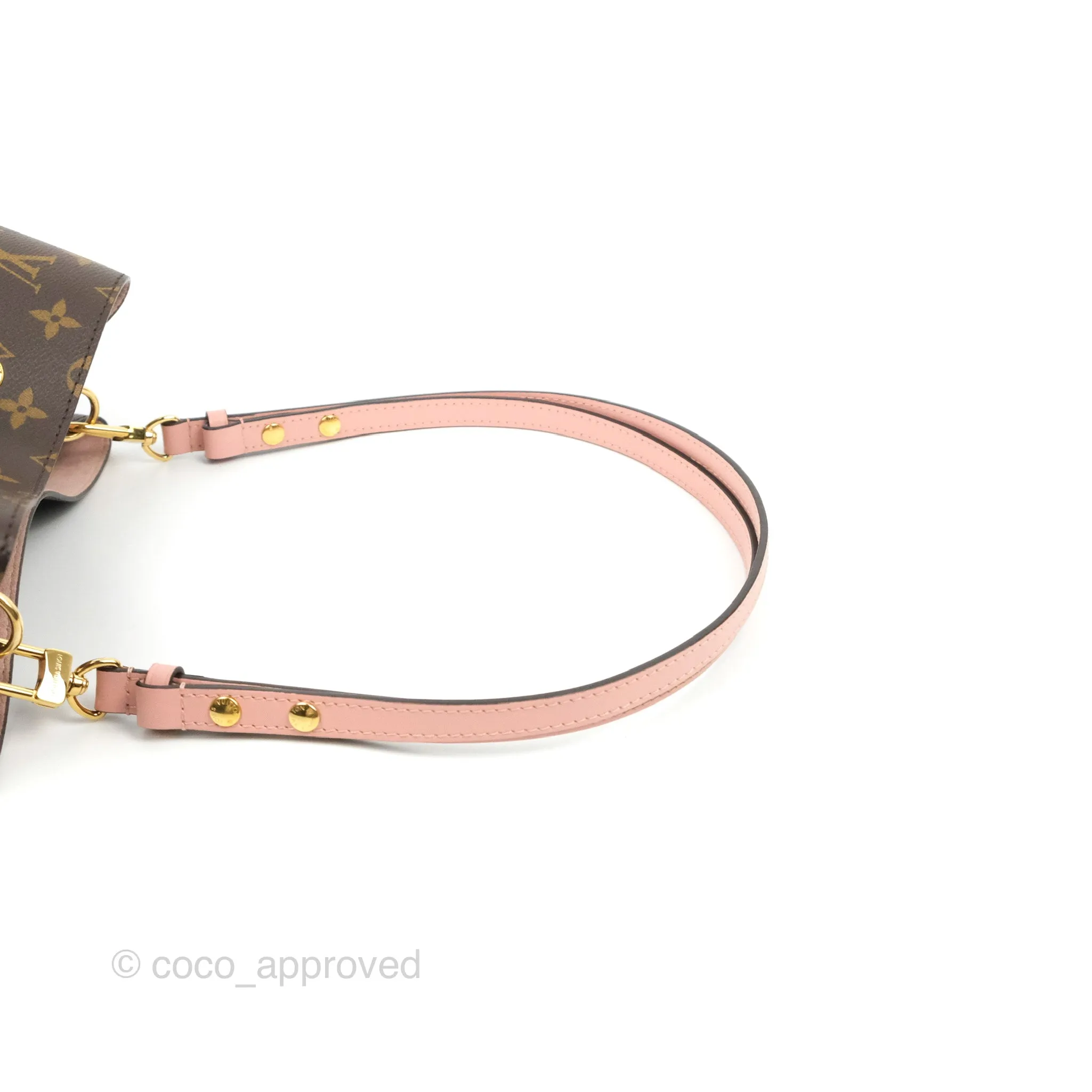 Louis Vuitton Neonoe Bucket Bag MM Monogram Canvas Rose Poudre