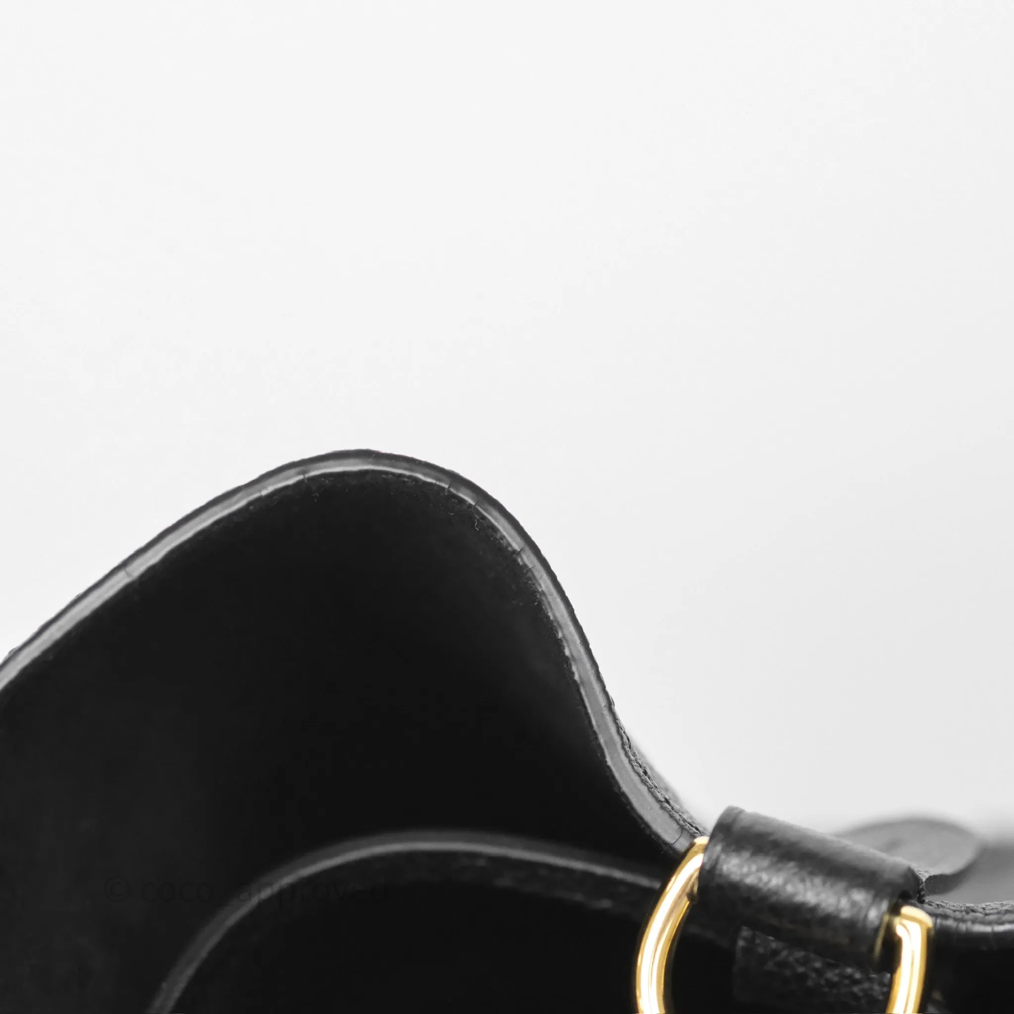 Louis Vuitton NeoNoe MM Monogram Empreinte Leather Black