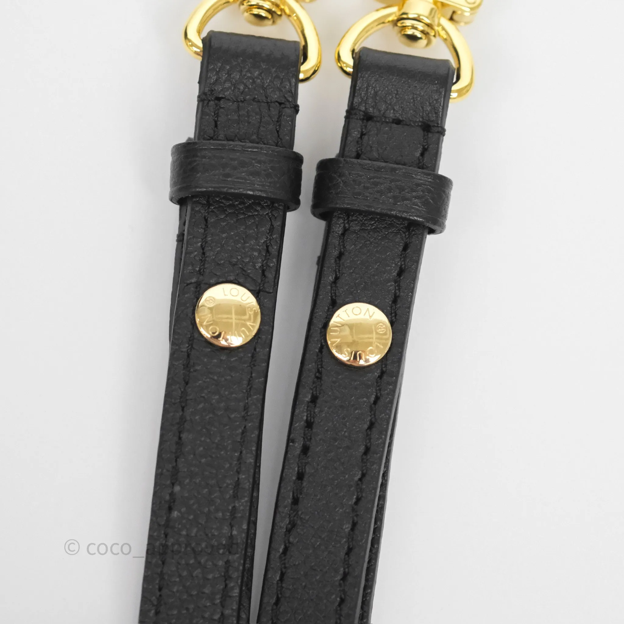 Louis Vuitton NeoNoe MM Monogram Empreinte Leather Black