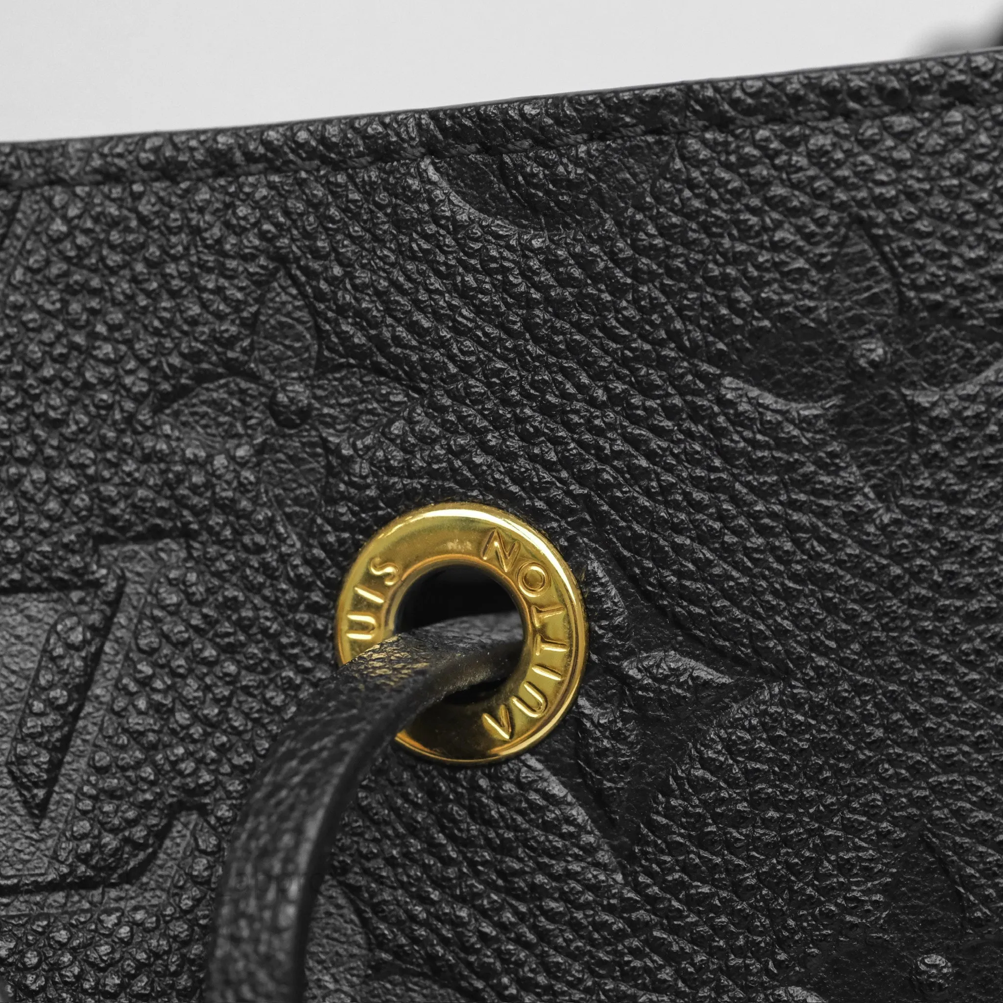 Louis Vuitton NeoNoe MM Monogram Empreinte Leather Black