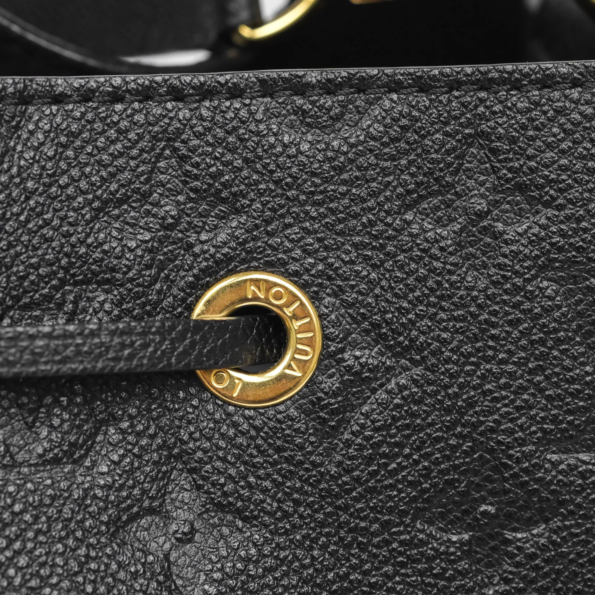 Louis Vuitton NeoNoe MM Monogram Empreinte Leather Black