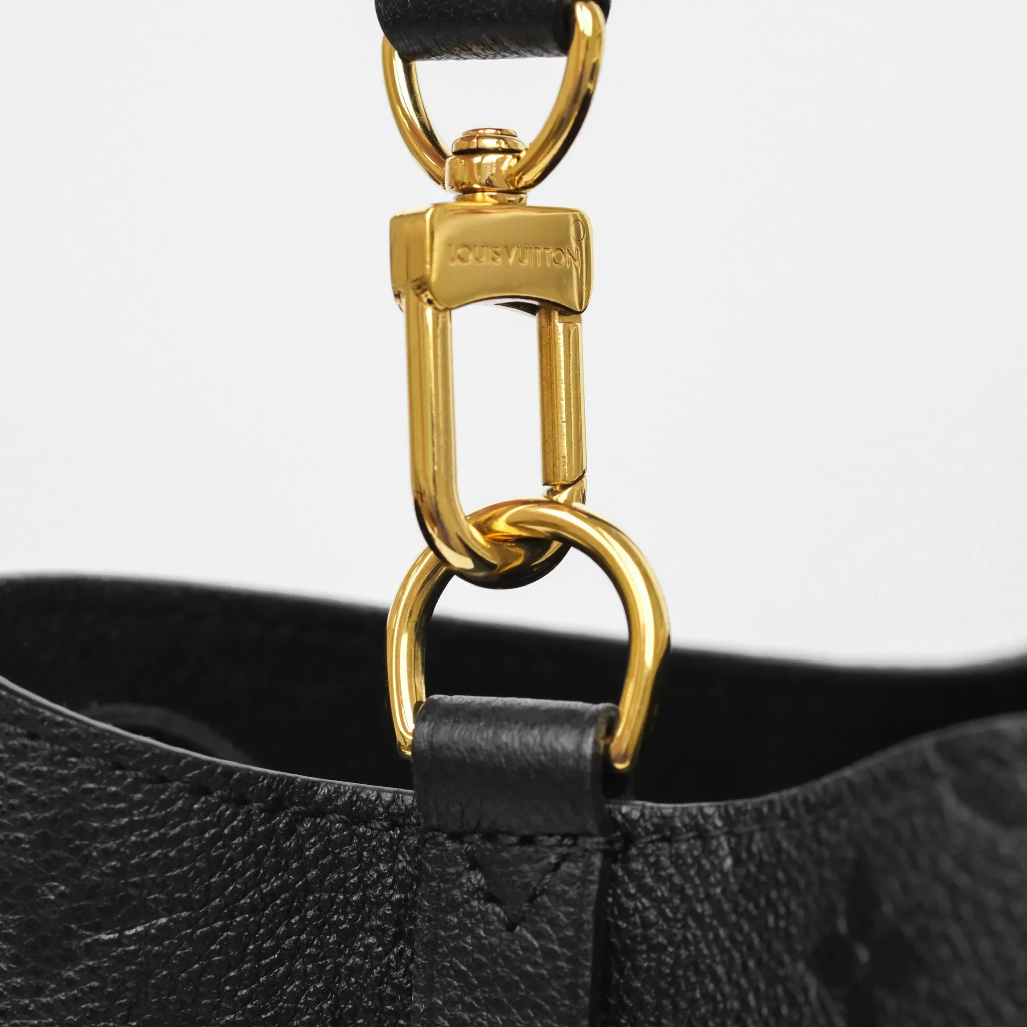 Louis Vuitton NeoNoe MM Monogram Empreinte Leather Black