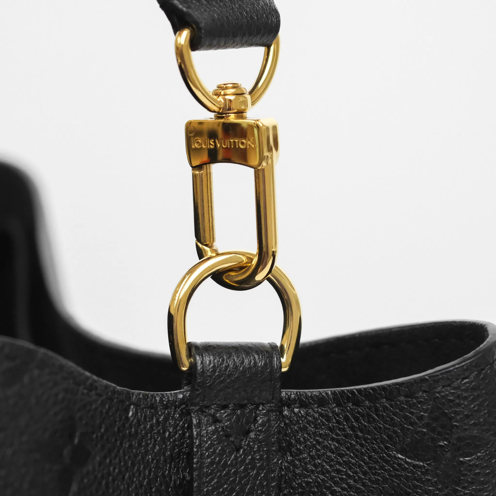 Louis Vuitton NeoNoe MM Monogram Empreinte Leather Black