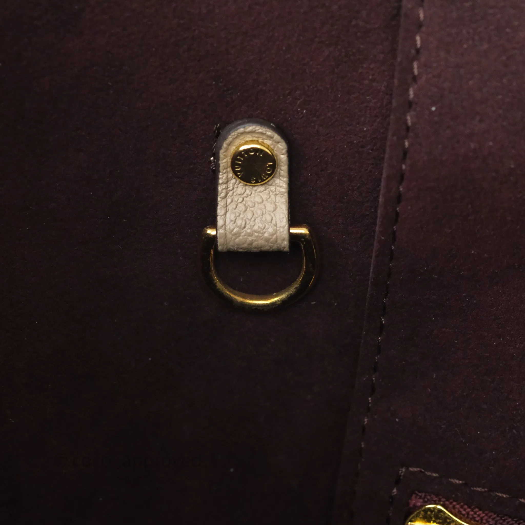 Louis Vuitton Neverfull MM Monogram Empreinte Leather Tourterelle