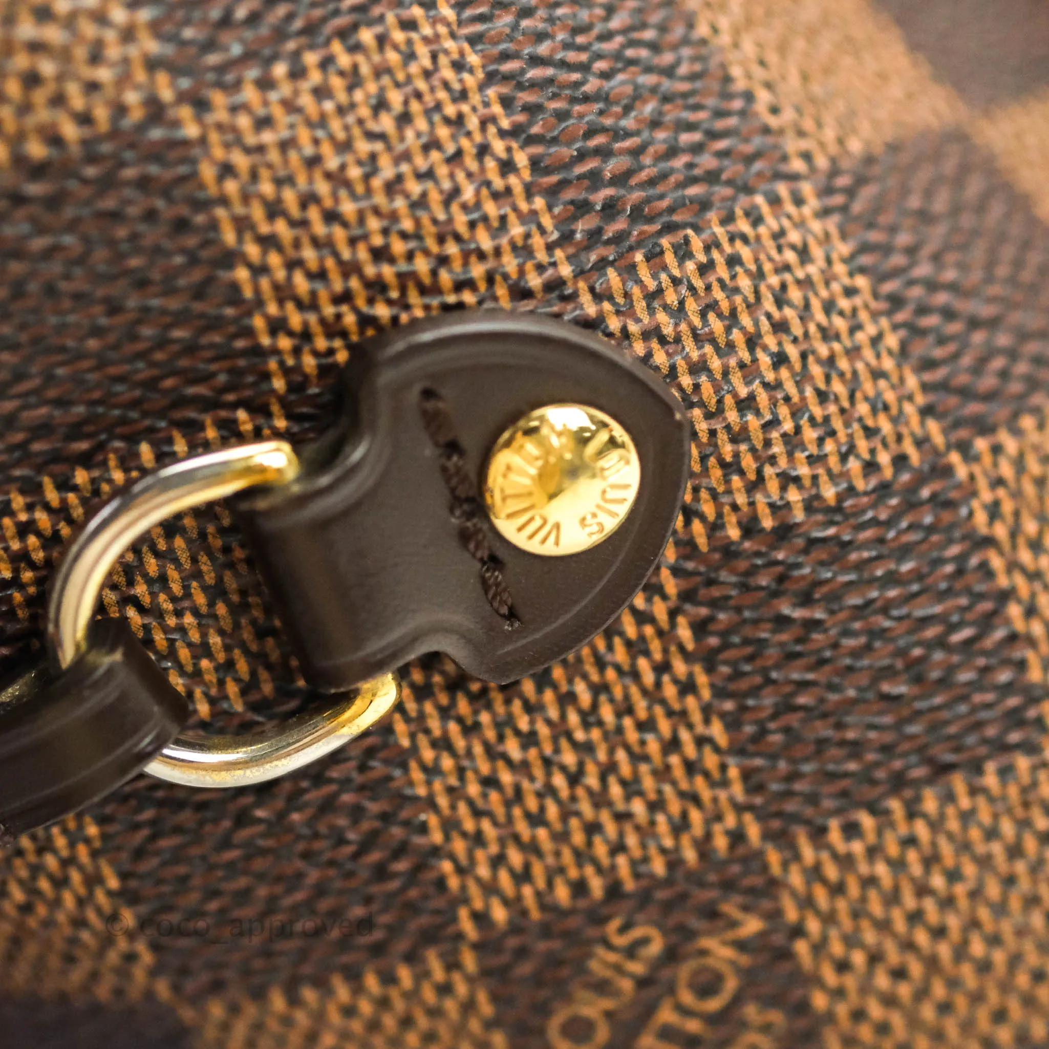 Louis Vuitton Neverfull MM Tote Bag Damier Ebene Canvas