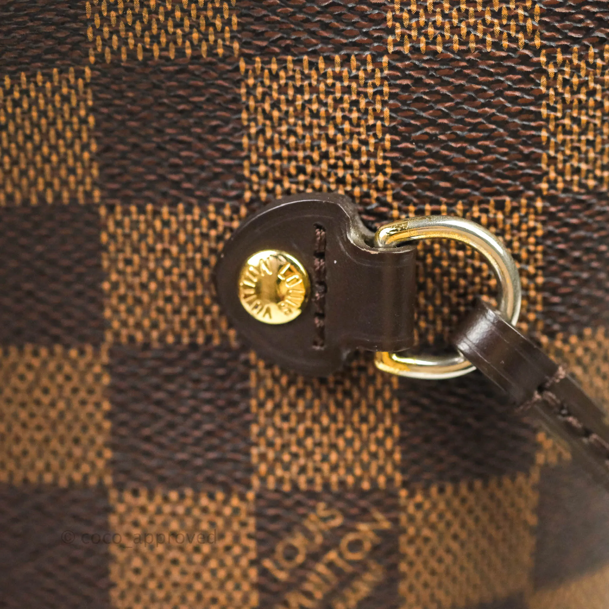 Louis Vuitton Neverfull MM Tote Bag Damier Ebene Canvas