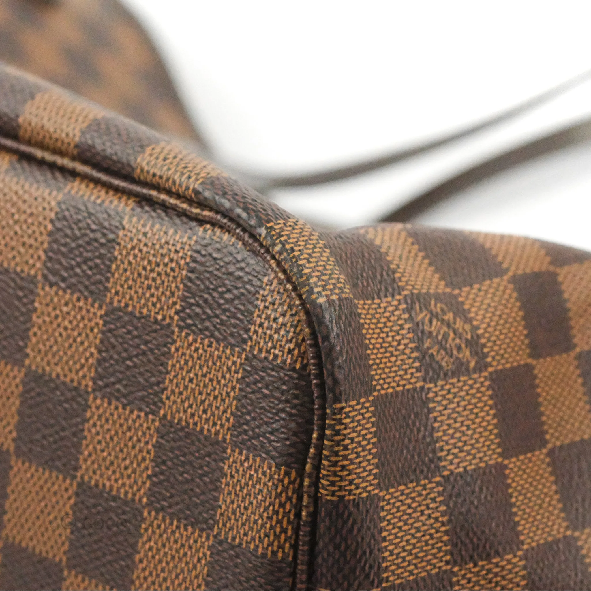 Louis Vuitton Neverfull MM Tote Bag Damier Ebene Canvas