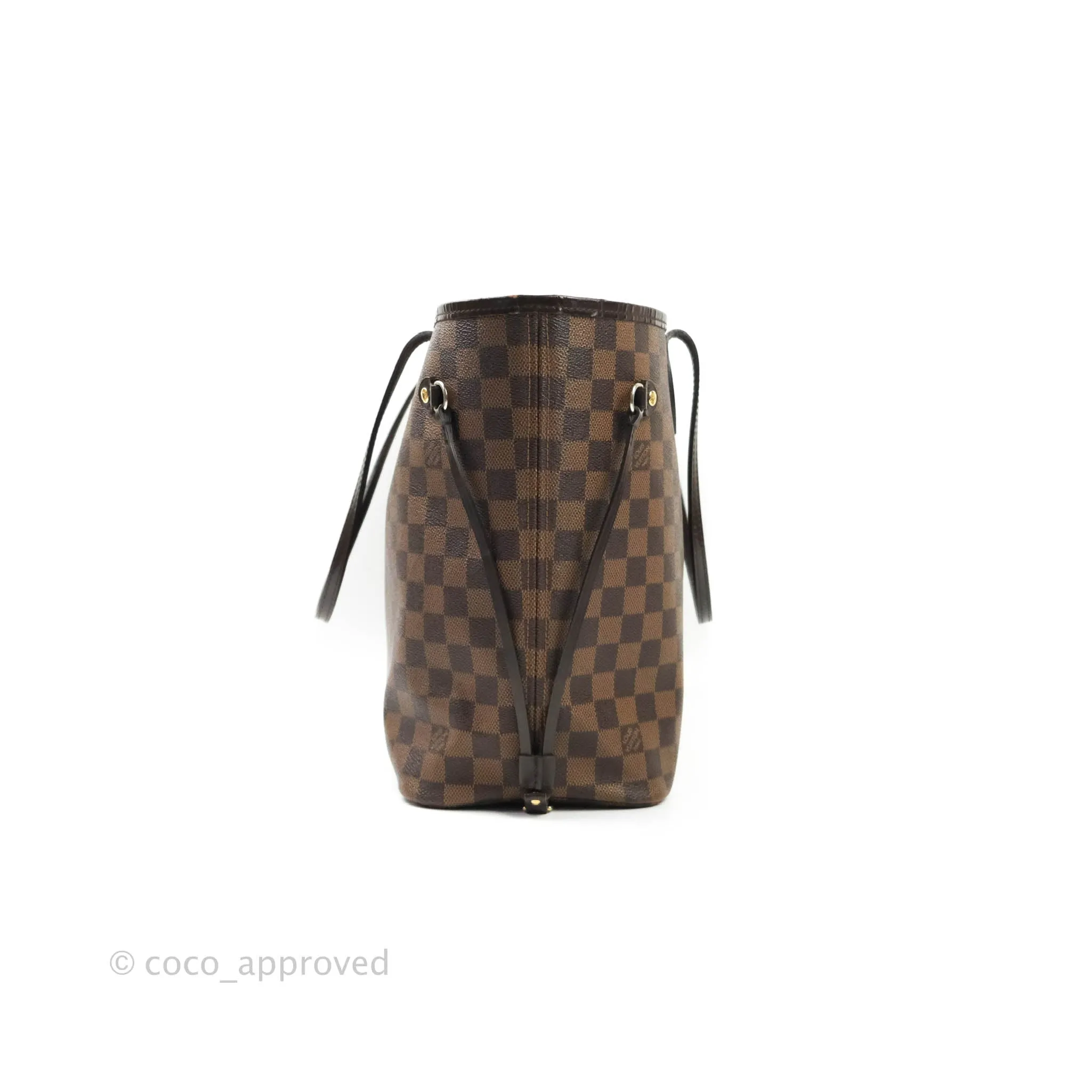 Louis Vuitton Neverfull MM Tote Bag Damier Ebene Canvas