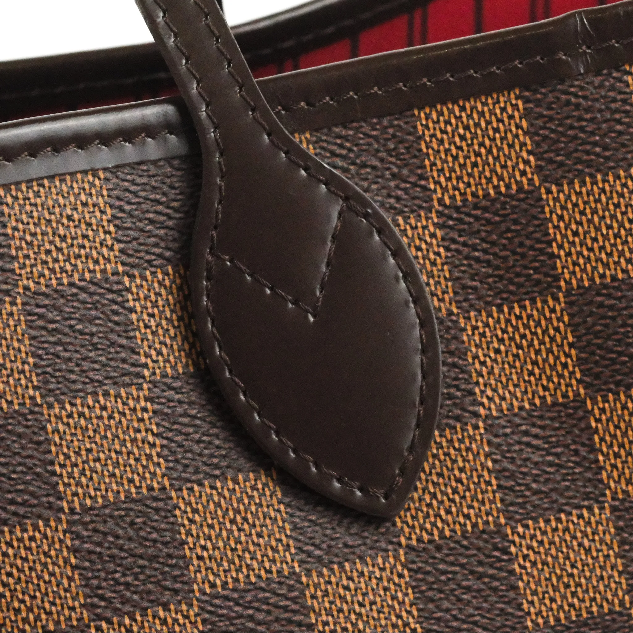 Louis Vuitton Neverfull MM Tote Bag Damier Ebene Canvas