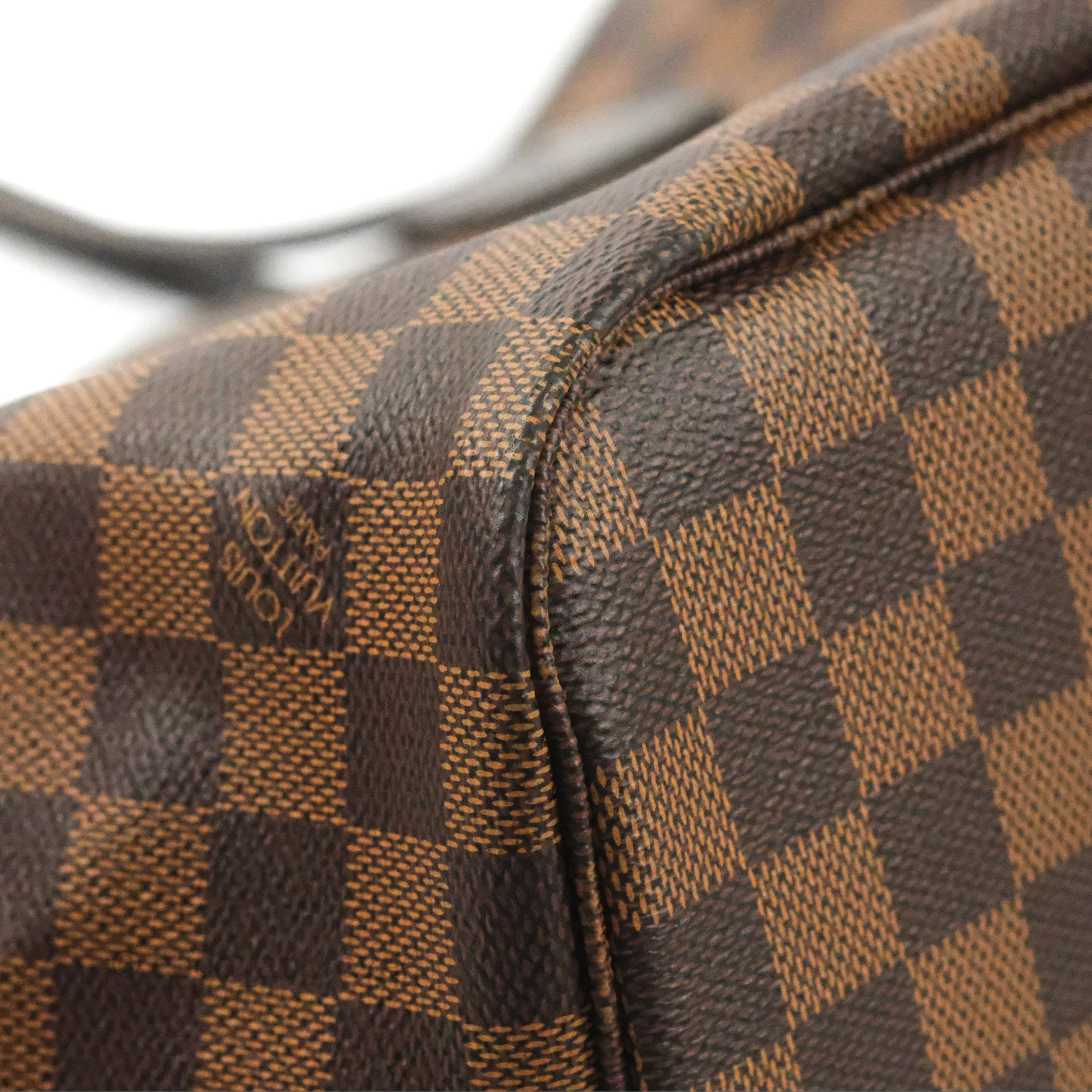 Louis Vuitton Neverfull MM Tote Bag Damier Ebene Canvas