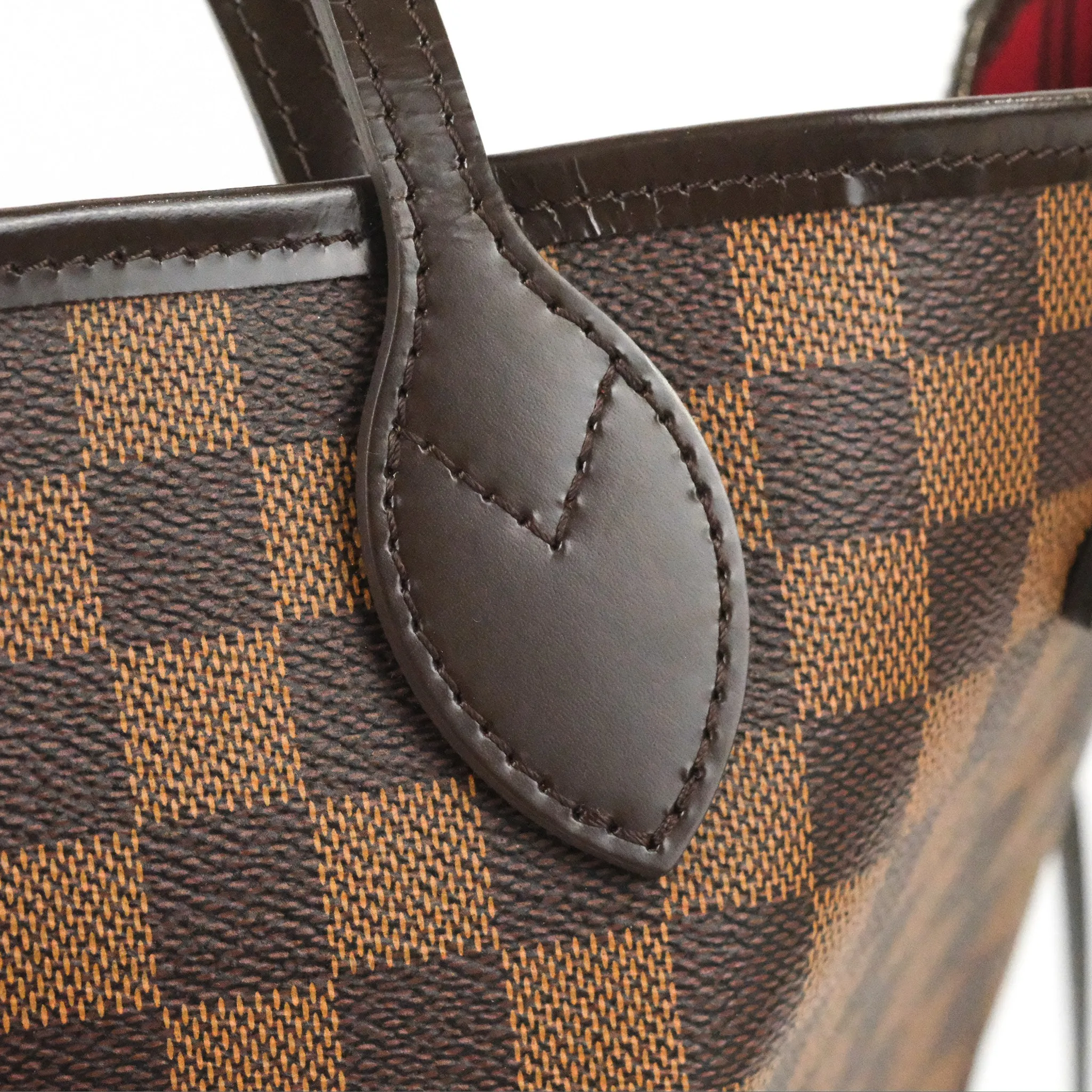 Louis Vuitton Neverfull MM Tote Bag Damier Ebene Canvas