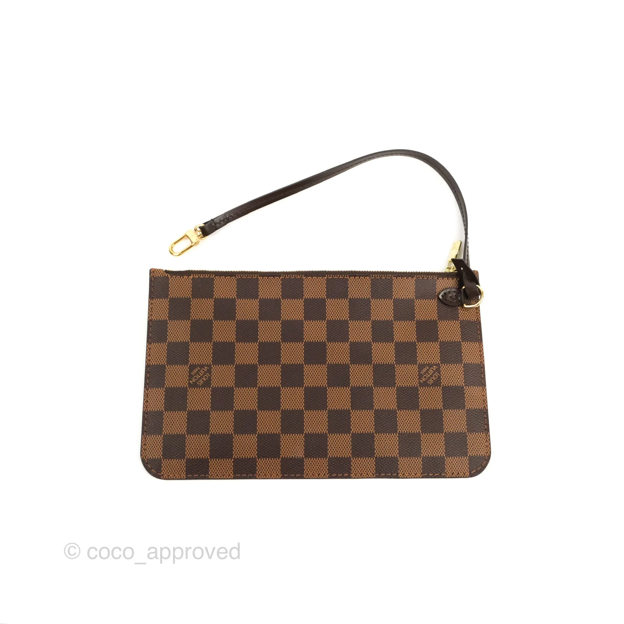 Louis Vuitton Neverfull MM Tote Bag Damier Ebene Canvas