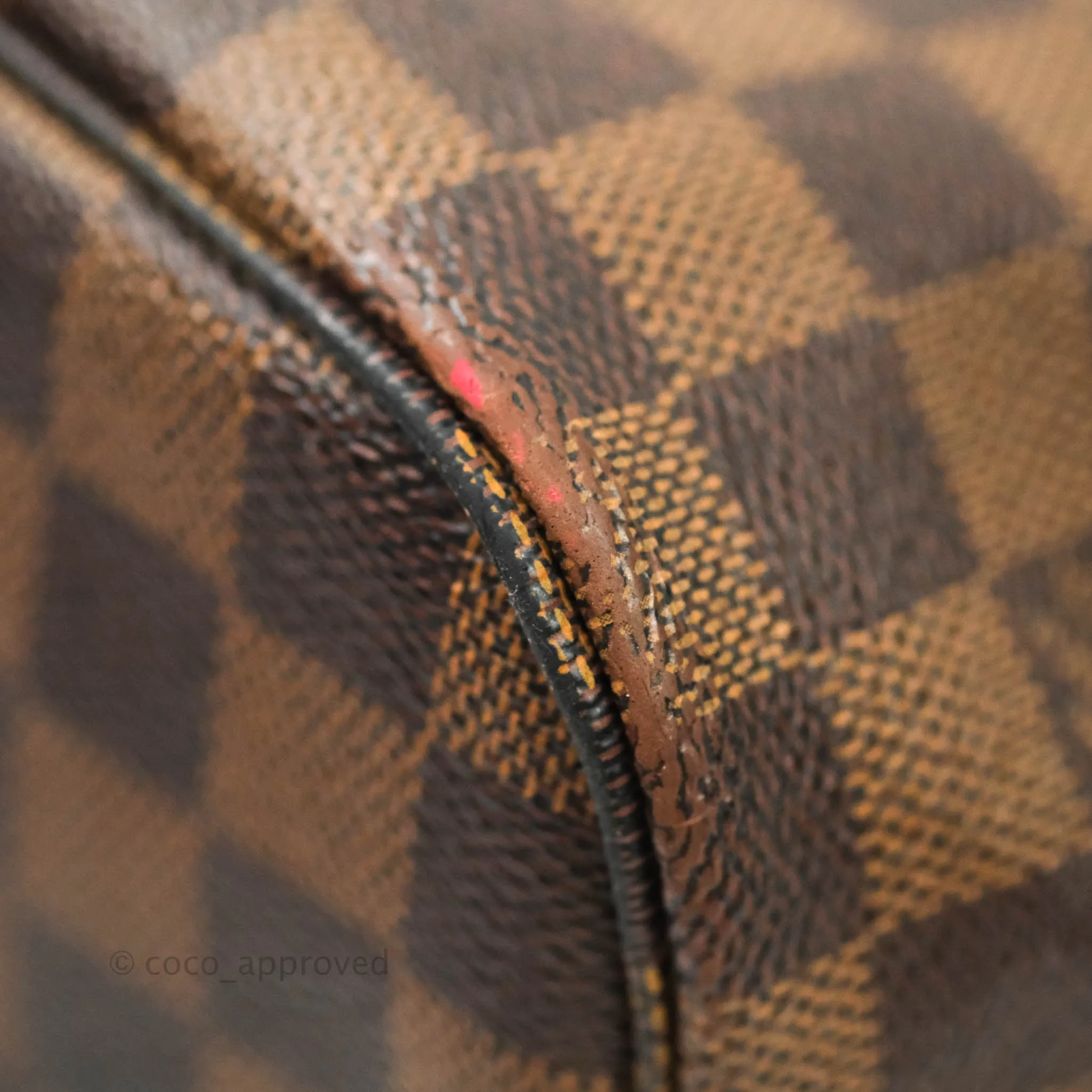 Louis Vuitton Neverfull MM Tote Bag Damier Ebene Canvas