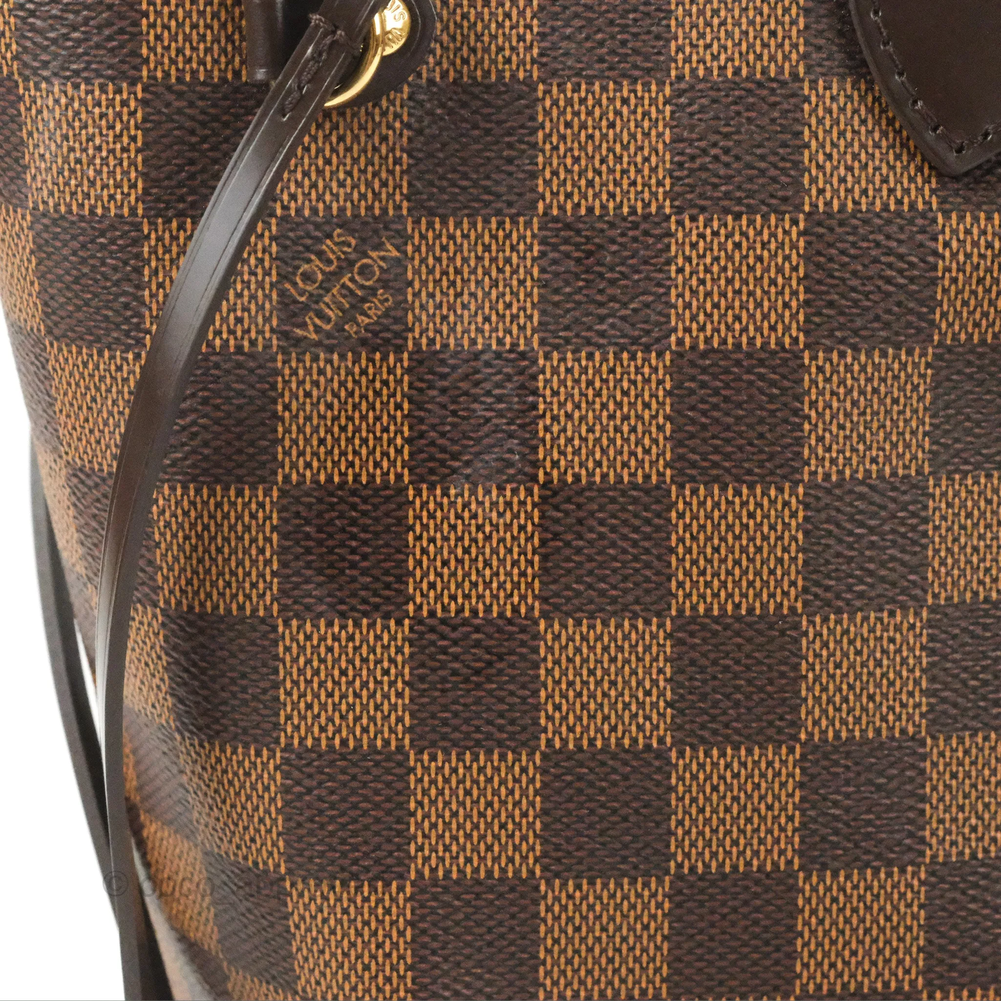 Louis Vuitton Neverfull MM Tote Bag Damier Ebene Canvas