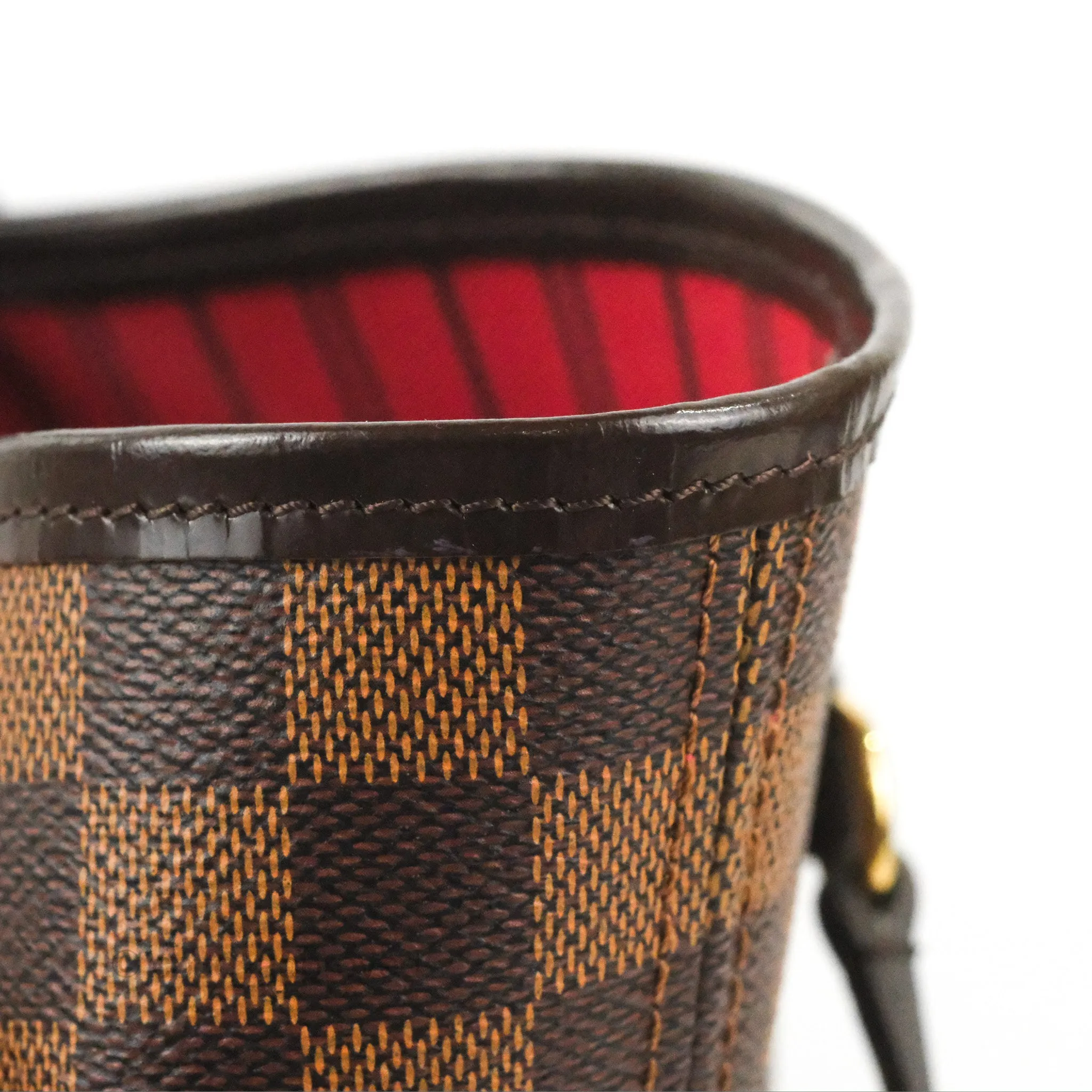 Louis Vuitton Neverfull MM Tote Bag Damier Ebene Canvas