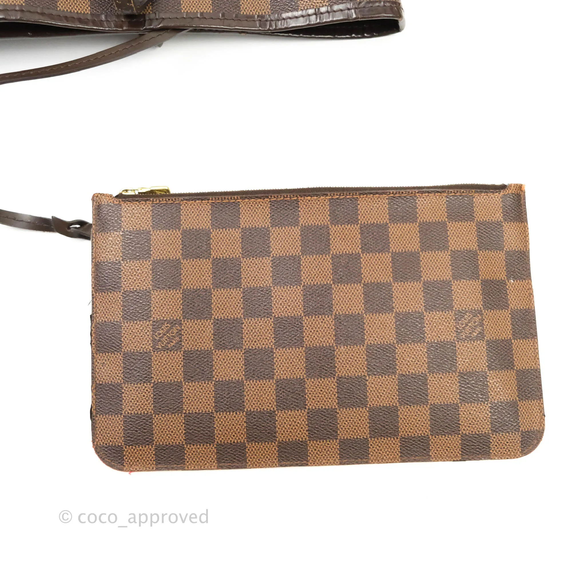 Louis Vuitton Neverfull MM Tote Bag Damier Ebene Canvas