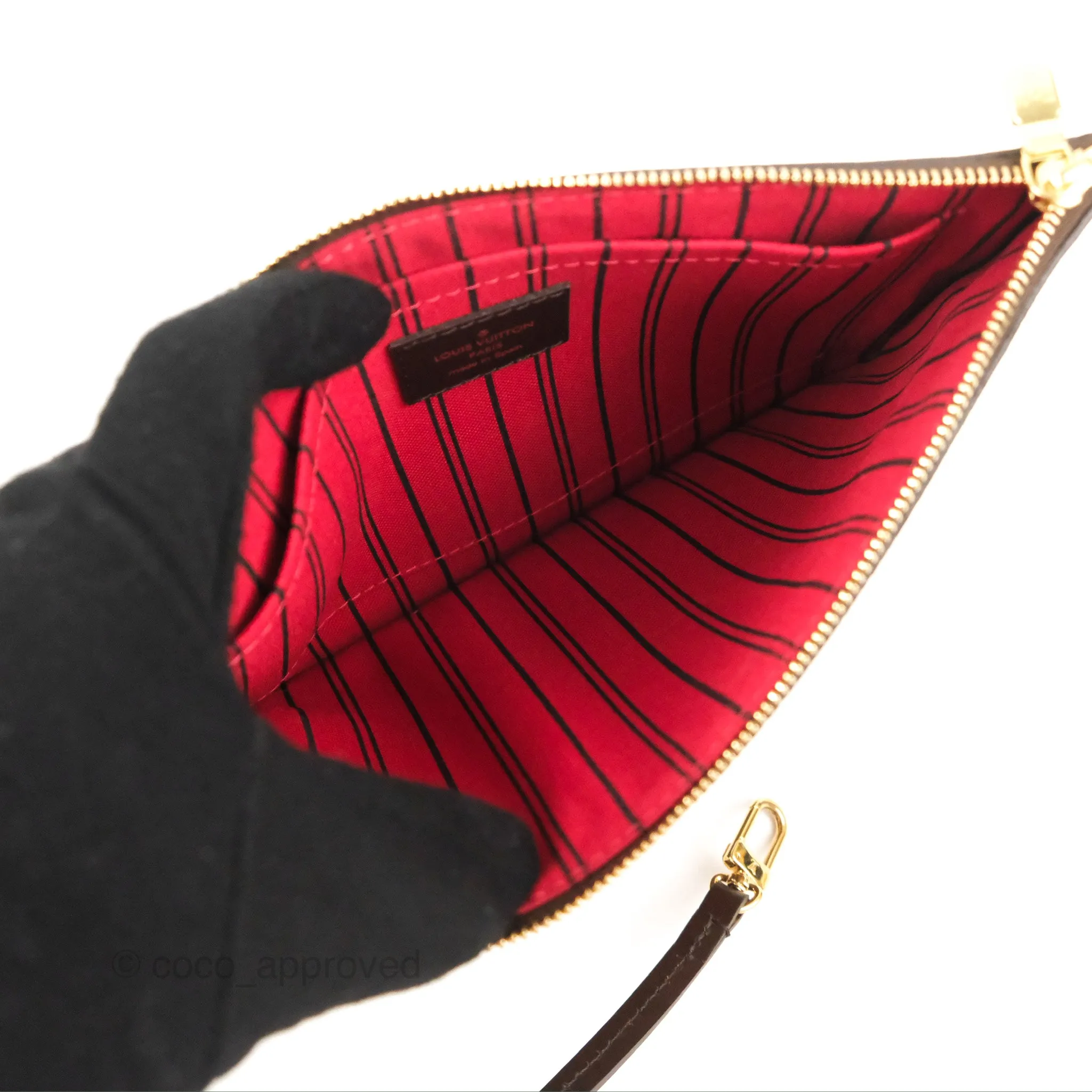 Louis Vuitton Neverfull MM Tote Bag Damier Ebene Canvas