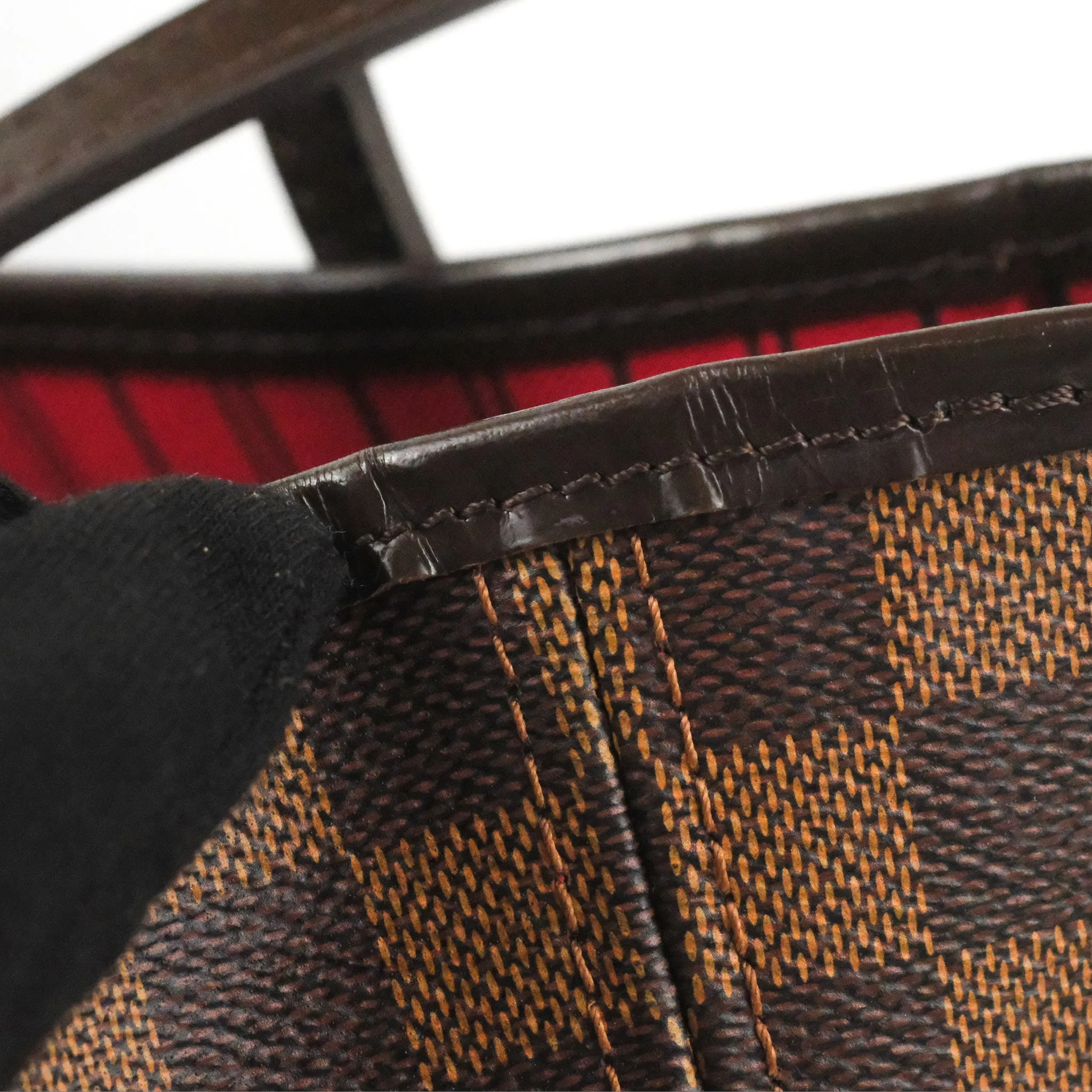 Louis Vuitton Neverfull MM Tote Bag Damier Ebene Canvas