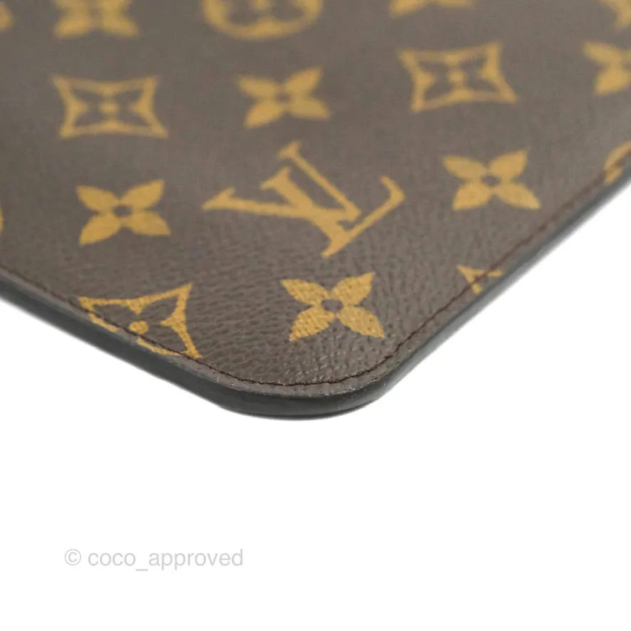 Louis Vuitton Neverfull MM Tote Bag Monogram Canvas Fuchsia
