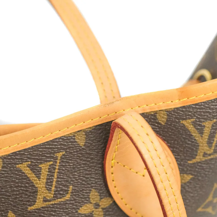 Louis Vuitton Neverfull MM Tote Bag Monogram Canvas Fuchsia