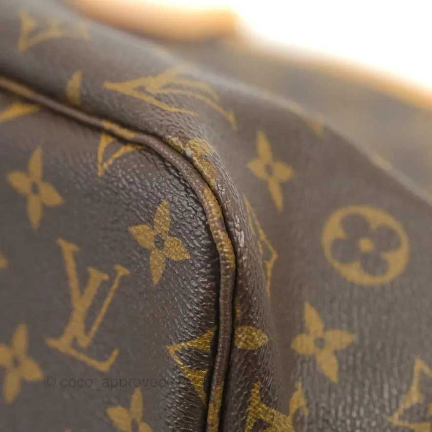 Louis Vuitton Neverfull MM Tote Bag Monogram Canvas Fuchsia