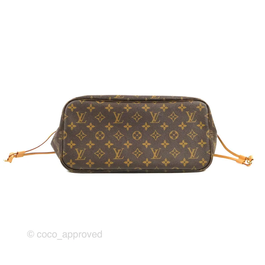 Louis Vuitton Neverfull MM Tote Bag Monogram Canvas Fuchsia