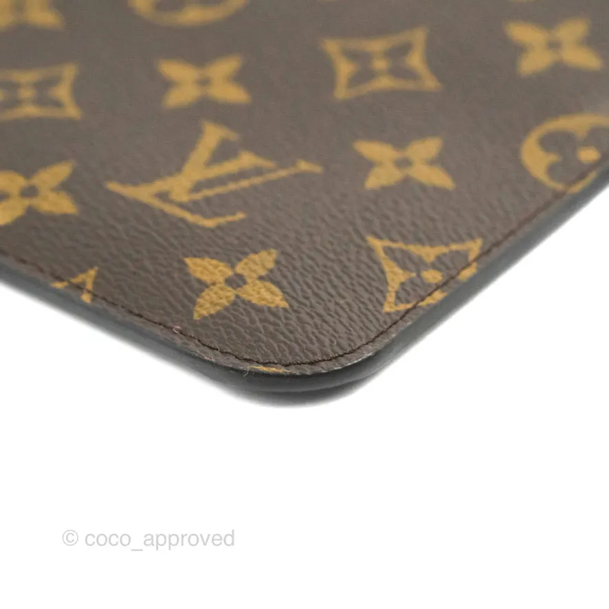 Louis Vuitton Neverfull MM Tote Bag Monogram Canvas Fuchsia